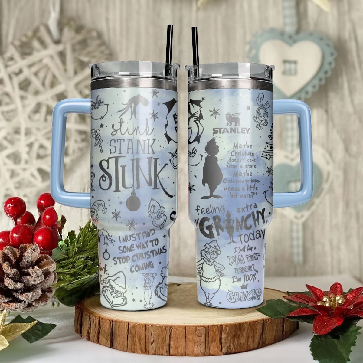 The Grinch Movies Christmas Custom Stanley Cup 40 oz 30 oz Tumbler With HandleTVC2301433