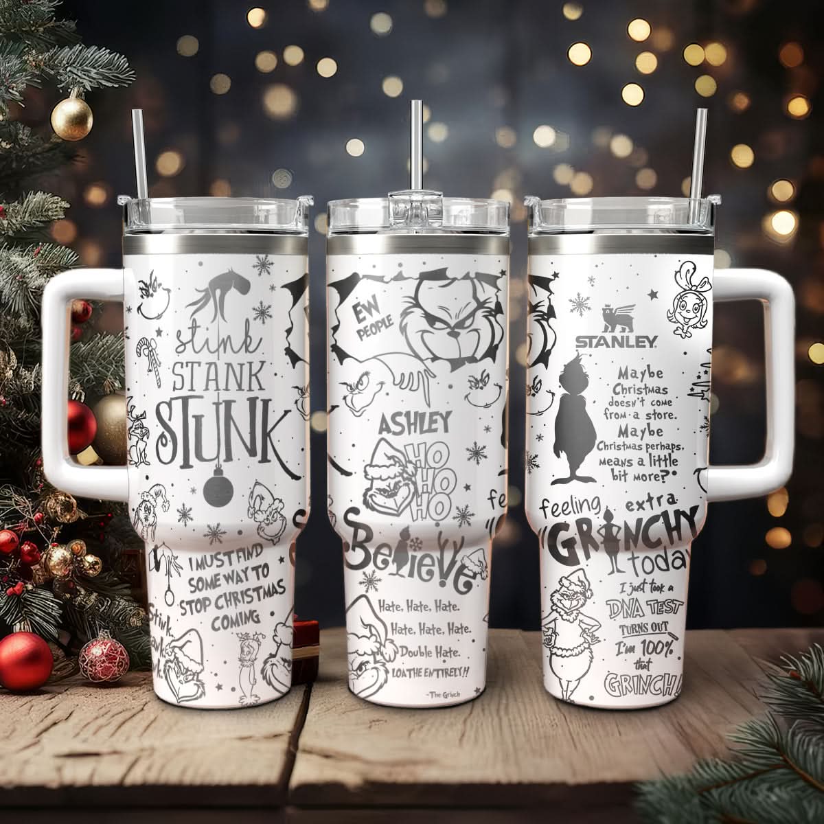 The Grinch Movies Christmas Custom Stanley Cup 40 oz 30 oz Tumbler With HandleTVC2301433