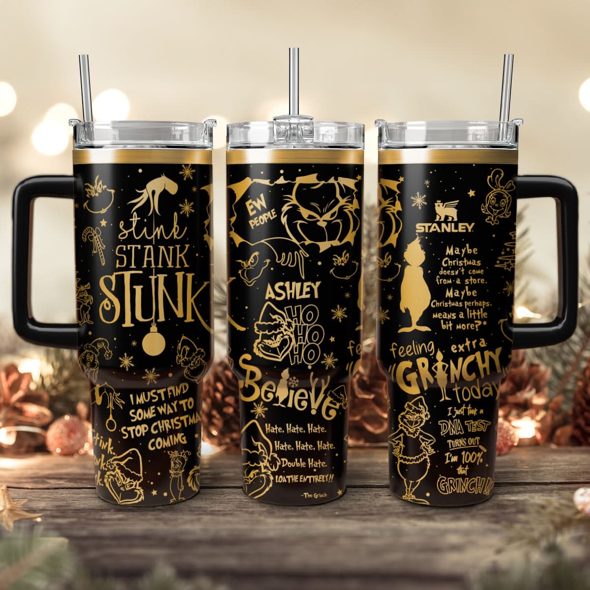 The Grinch Movies Christmas Custom Stanley Cup 40 oz 30 oz Tumbler With HandleTVC2301433