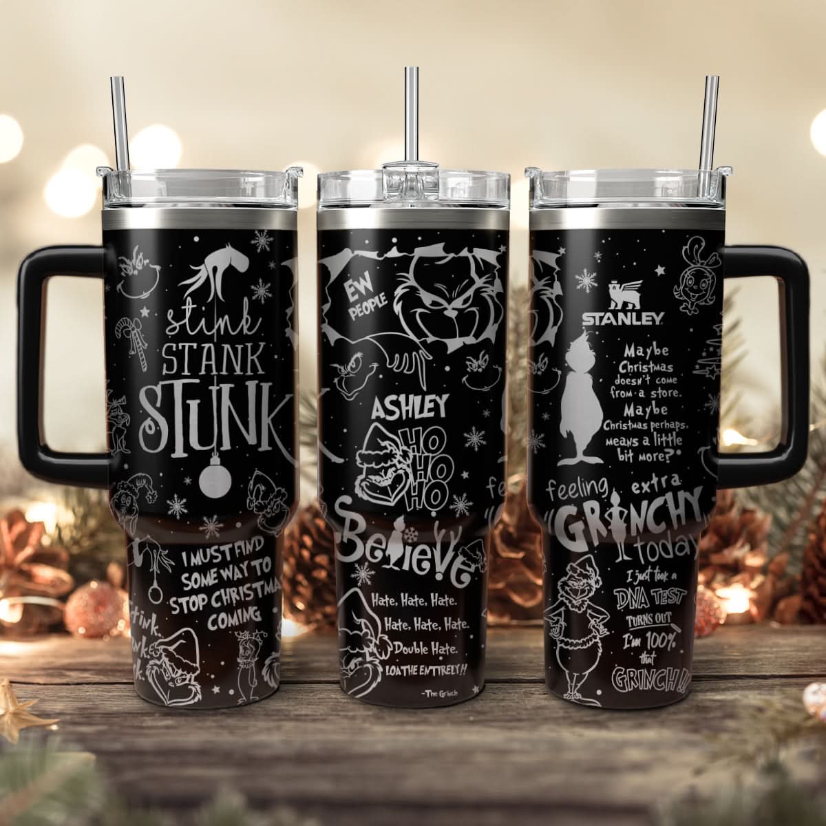 The Grinch Movies Christmas Custom Stanley Cup 40 oz 30 oz Tumbler With HandleTVC2301433