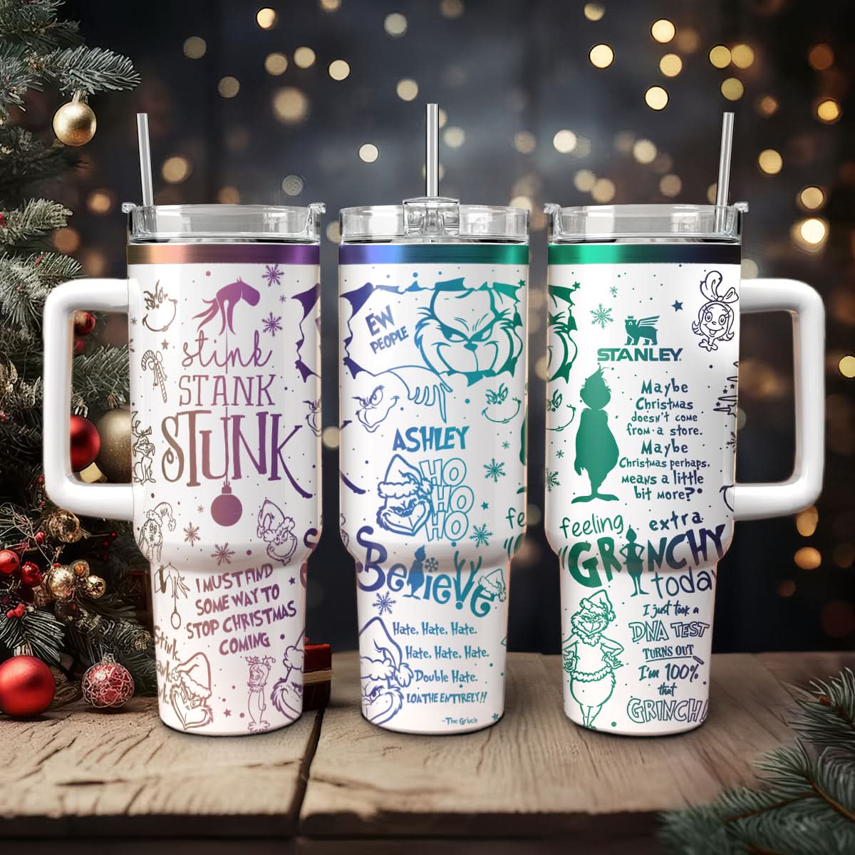 The Grinch Movies Christmas Custom Stanley Cup 40 oz 30 oz Tumbler With HandleTVC2301433