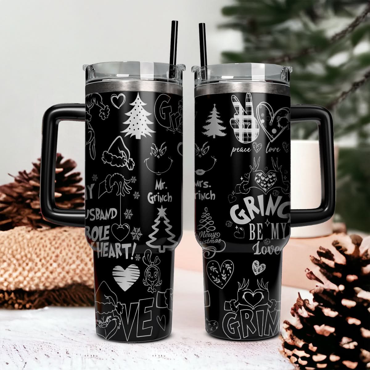 The Grinch Movies Christmas Custom Stanley Cup 40 oz 30 oz Tumbler With HandleTVC2301439