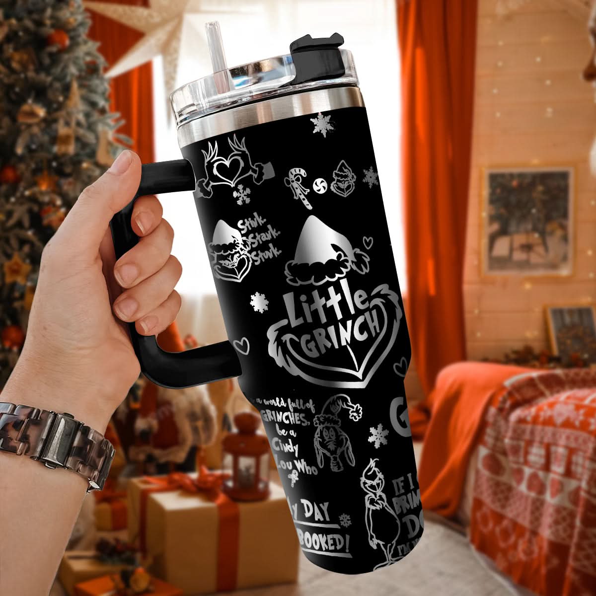 The Grinch Movies Christmas Custom Stanley Cup 40 oz 30 oz Tumbler With HandleTVC2301439