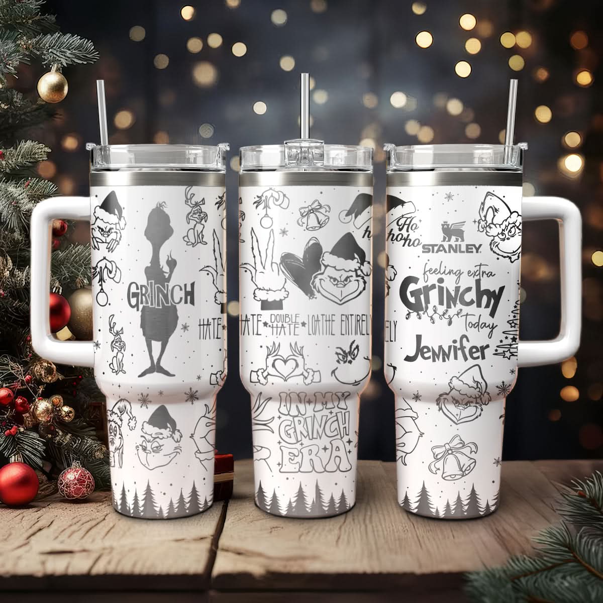 The Grinch Movies Christmas Custom Stanley Cup 40 oz 30 oz Tumbler With HandleTVC2301441