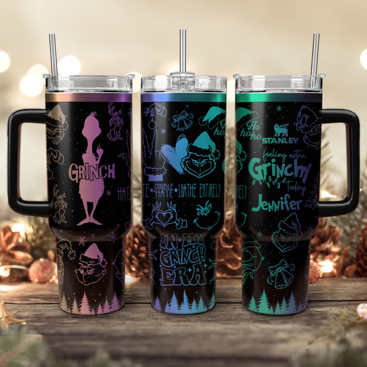 The Grinch Movies Christmas Custom Stanley Cup 40 oz 30 oz Tumbler With HandleTVC2301441