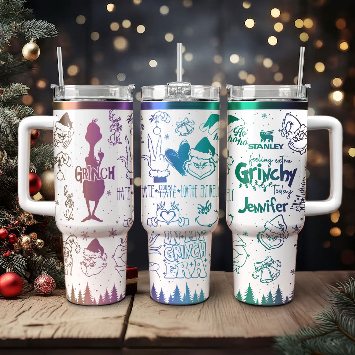 The Grinch Movies Christmas Custom Stanley Cup 40 oz 30 oz Tumbler With HandleTVC2301441