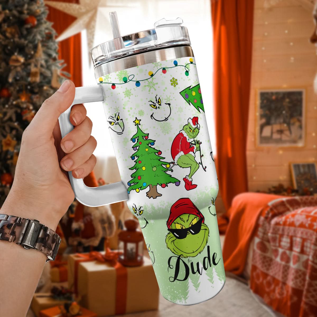 The Grinch Movies Christmas Custom Stanley Cup 40 oz 30 oz Tumbler With HandleTVC2301441 - Image 5