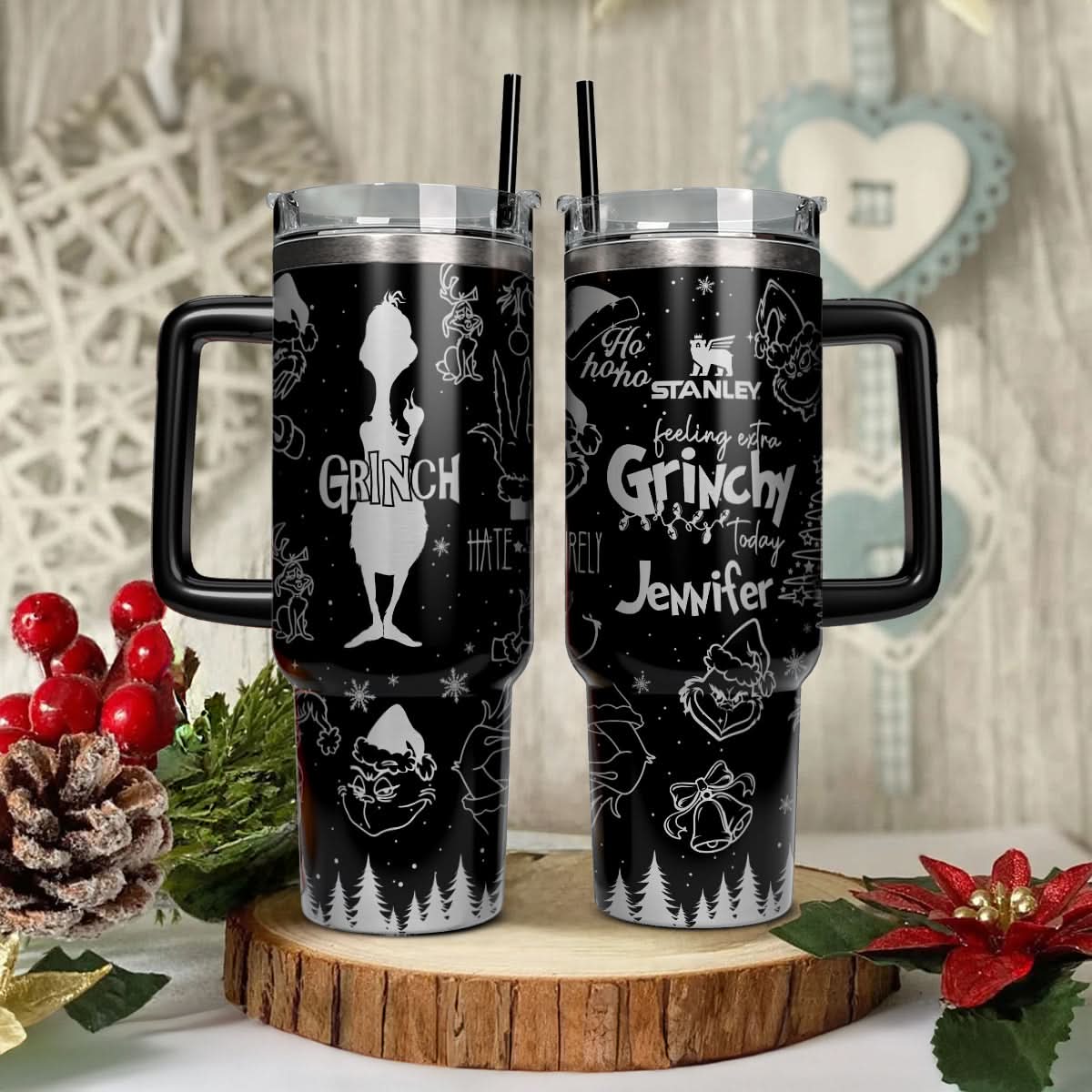 The Grinch Movies Christmas Custom Stanley Cup 40 oz 30 oz Tumbler With HandleTVC2301441