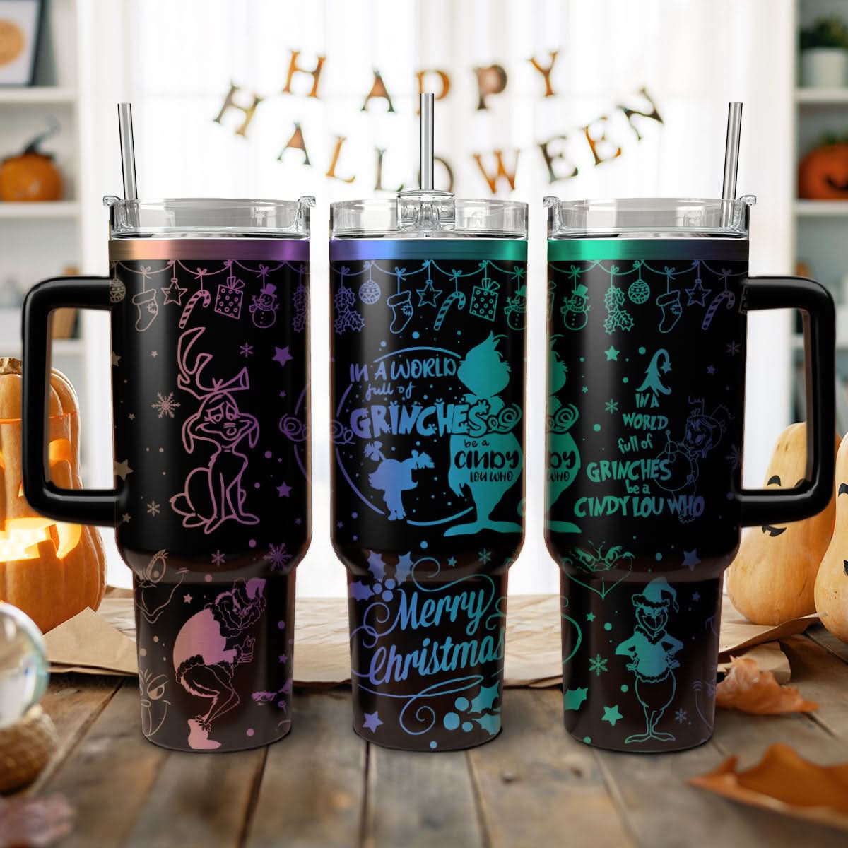 The Grinch Movies Christmas Custom Stanley Cup 40 oz 30 oz Tumbler With HandleTVC2301444