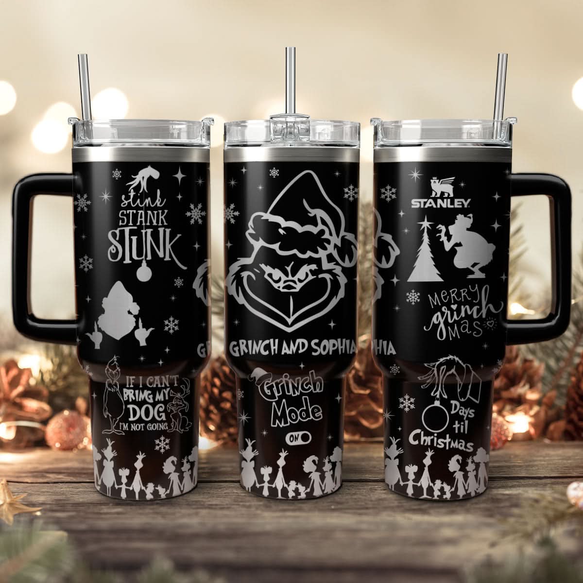 The Grinch Movies Christmas Custom Stanley Cup 40 oz 30 oz Tumbler With HandleTVC2301444