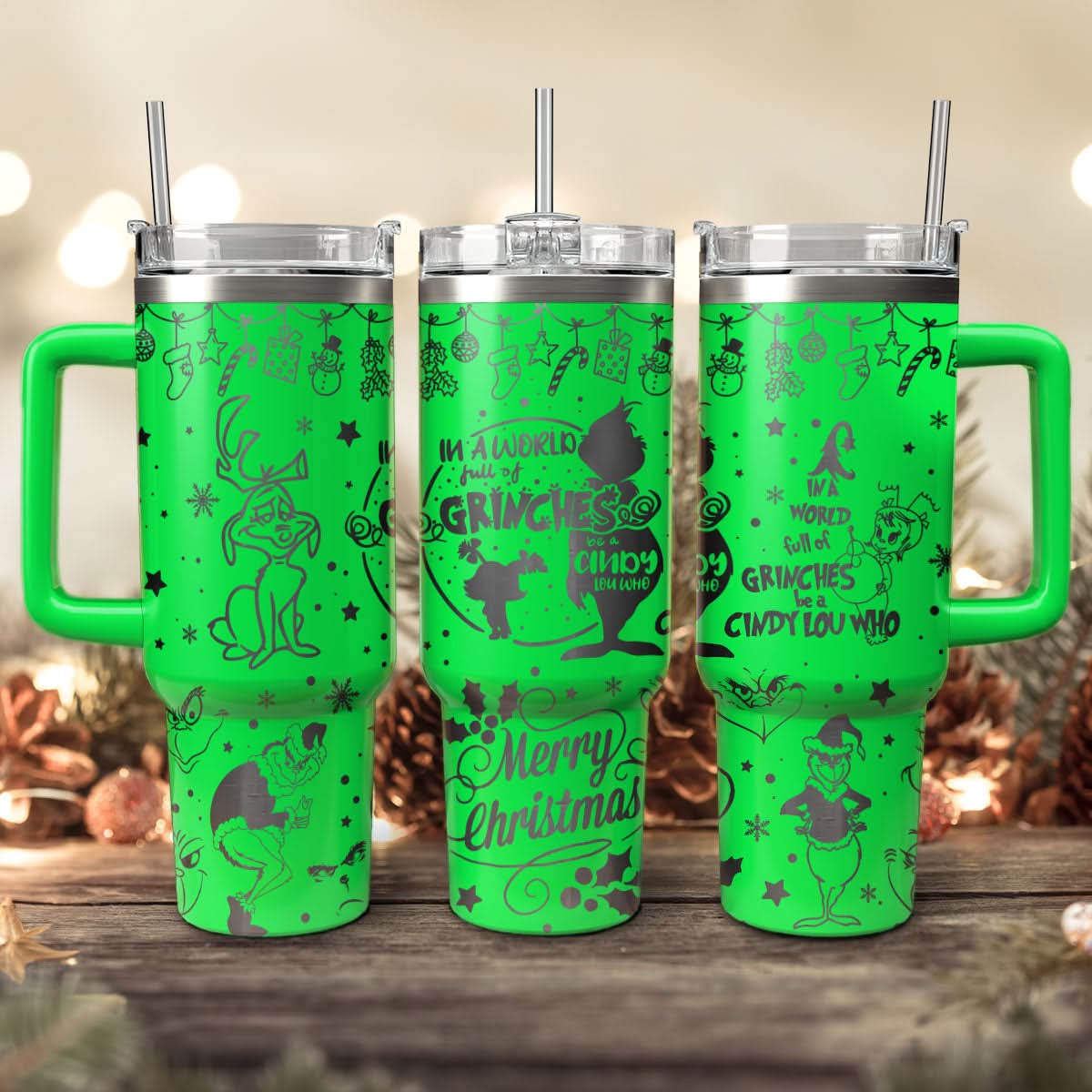 The Grinch Movies Christmas Custom Stanley Cup 40 oz 30 oz Tumbler With HandleTVC2301444
