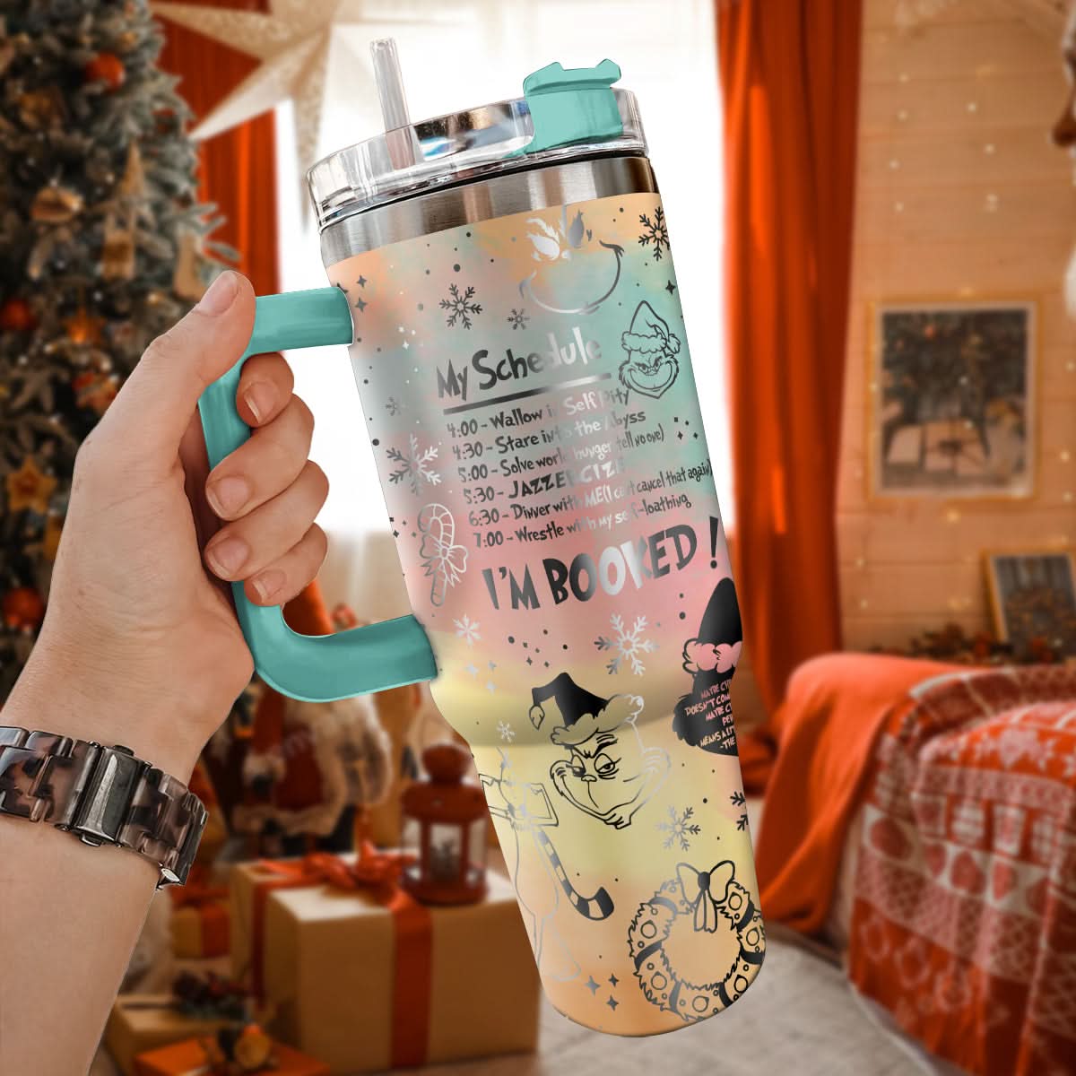 The Grinch Movies Christmas Custom Stanley Cup 40 oz 30 oz Tumbler With HandleTVC2301445