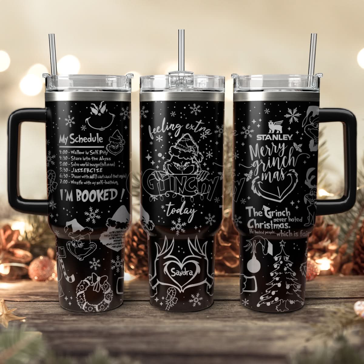 The Grinch Movies Christmas Custom Stanley Cup 40 oz 30 oz Tumbler With HandleTVC2301445