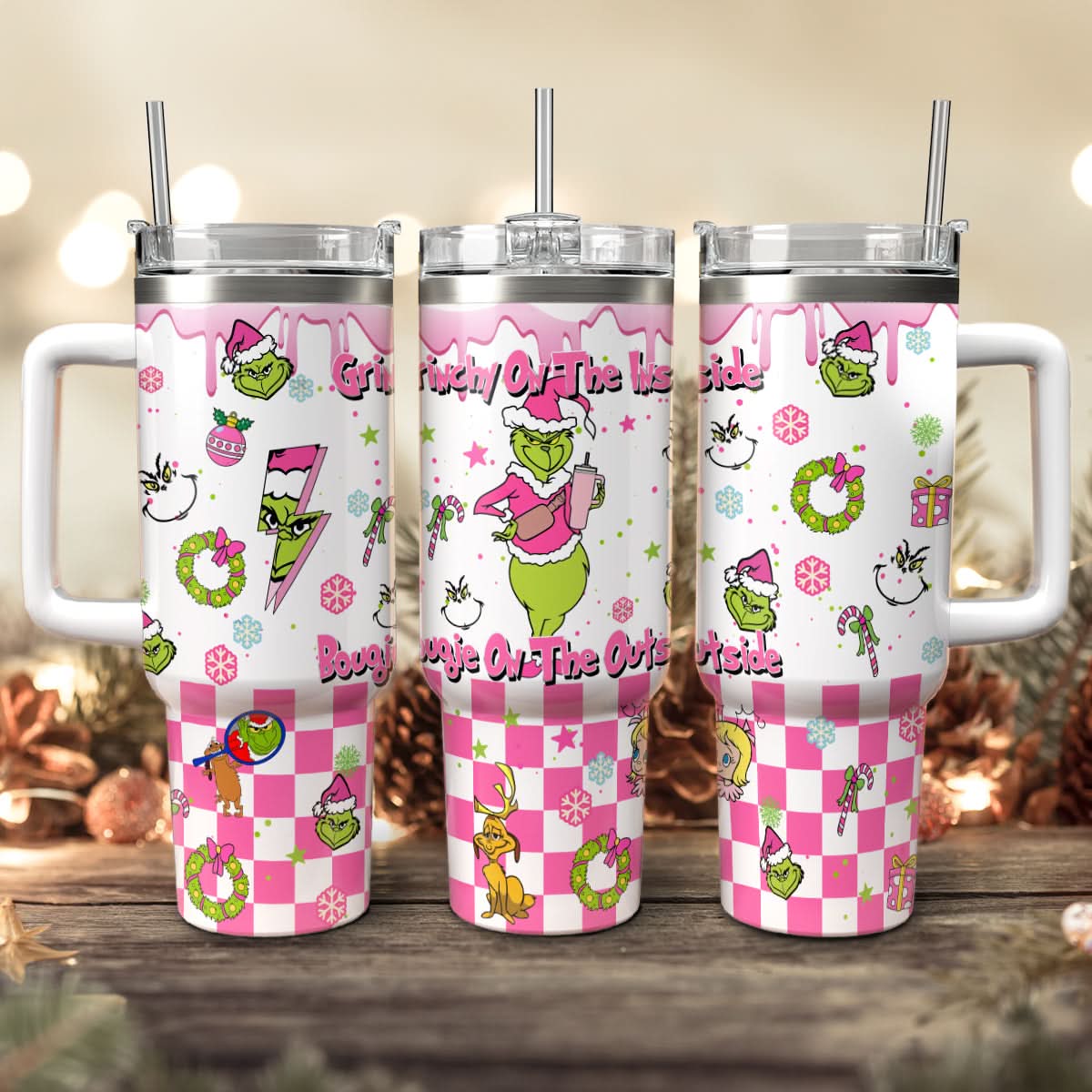 The Grinch Movies Christmas Custom Stanley Cup 40 oz 30 oz Tumbler With HandleTVC2301445