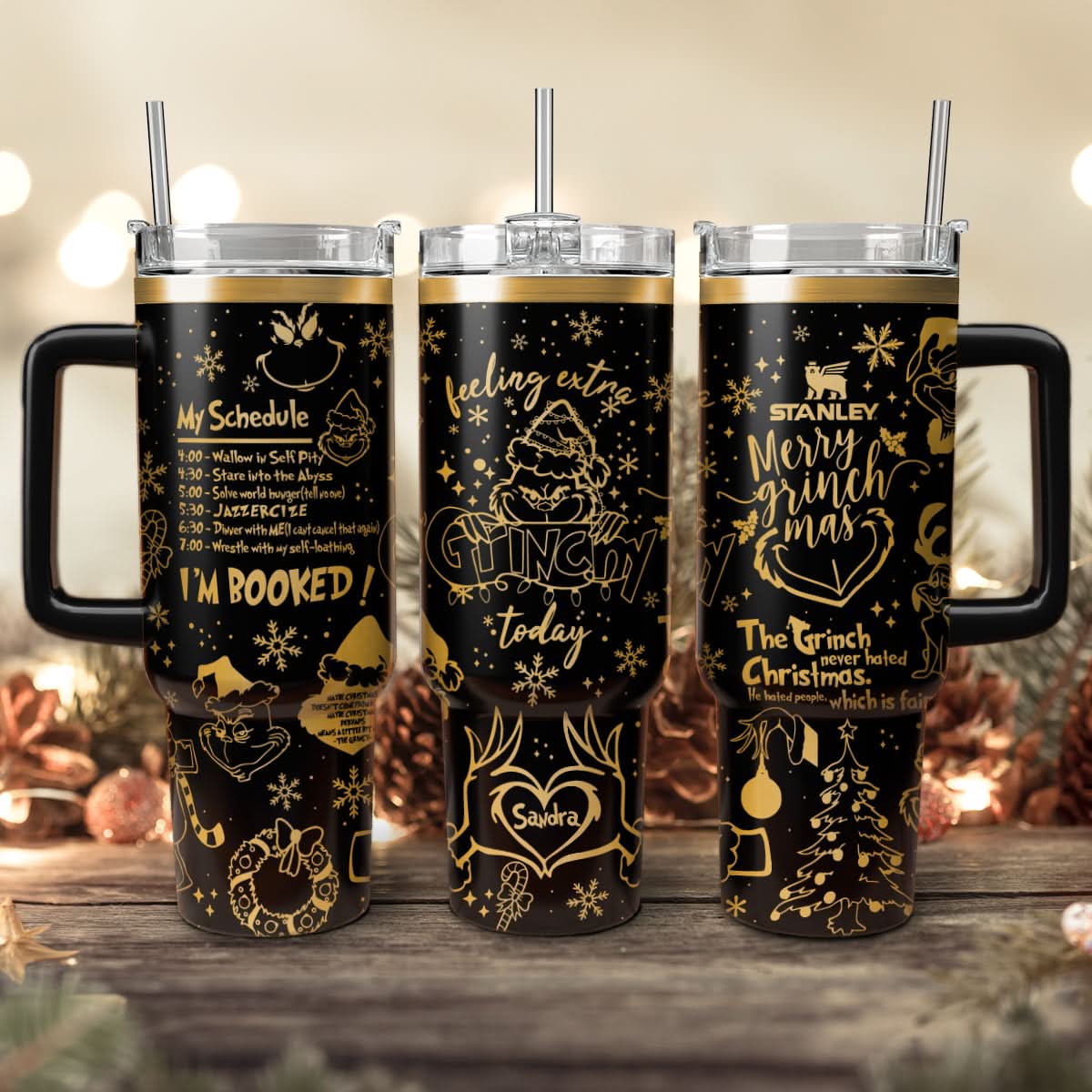 The Grinch Movies Christmas Custom Stanley Cup 40 oz 30 oz Tumbler With HandleTVC2301445