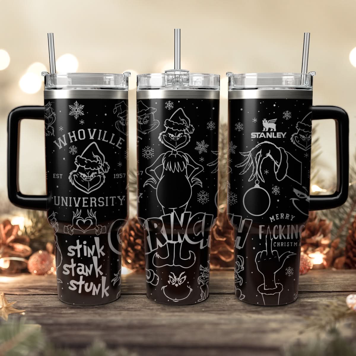 The Grinch Movies Christmas Custom Stanley Cup 40 oz 30 oz Tumbler With HandleTVC2301446