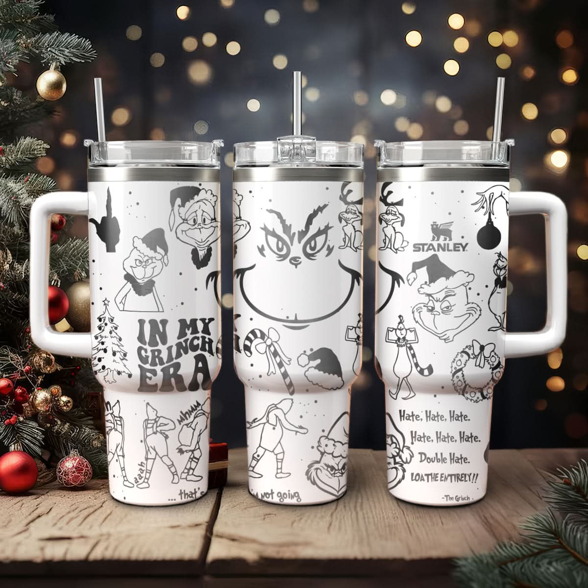 The Grinch Movies Christmas Custom Stanley Cup 40 oz 30 oz Tumbler With HandleTVC2301446