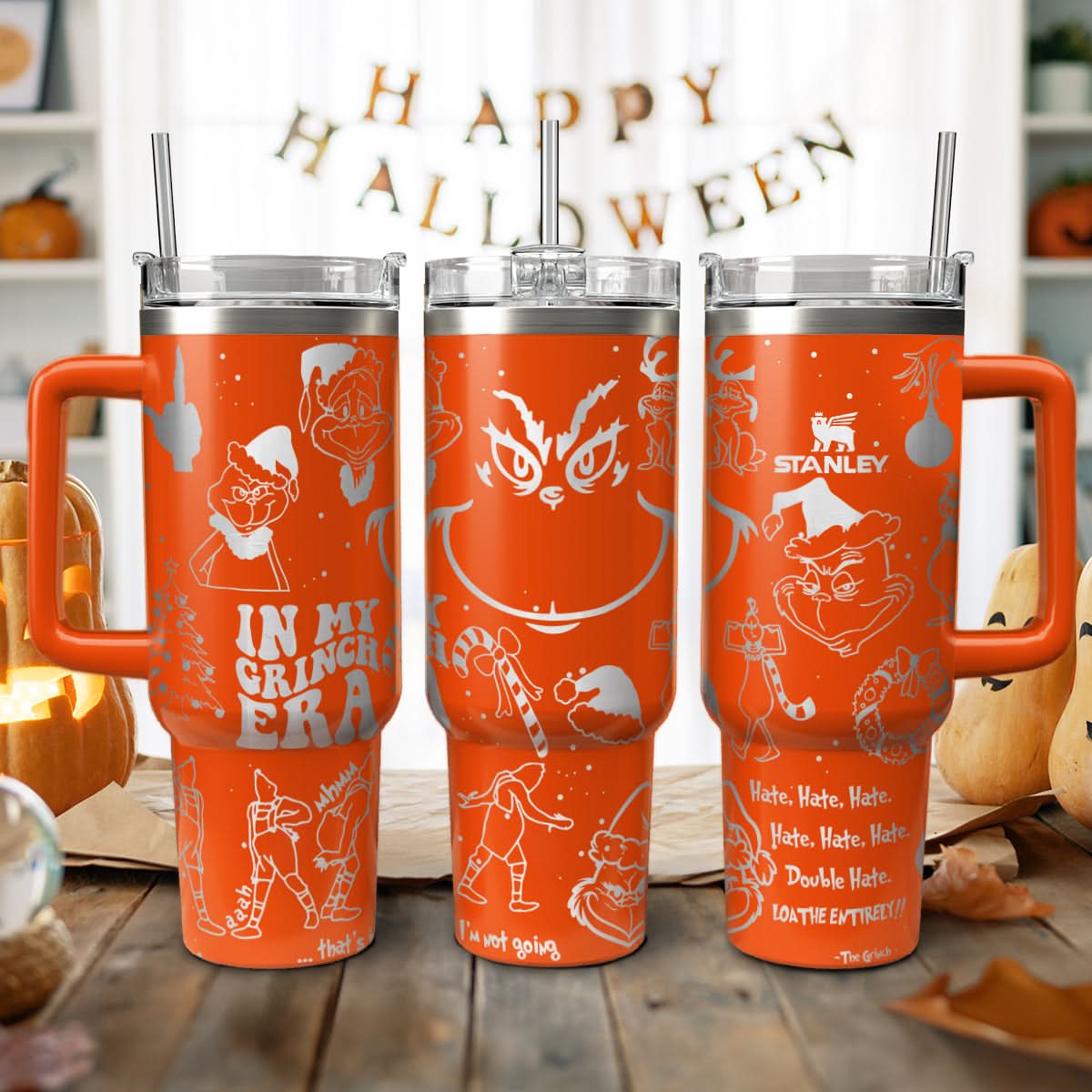 The Grinch Movies Christmas Custom Stanley Cup 40 oz 30 oz Tumbler With HandleTVC2301446