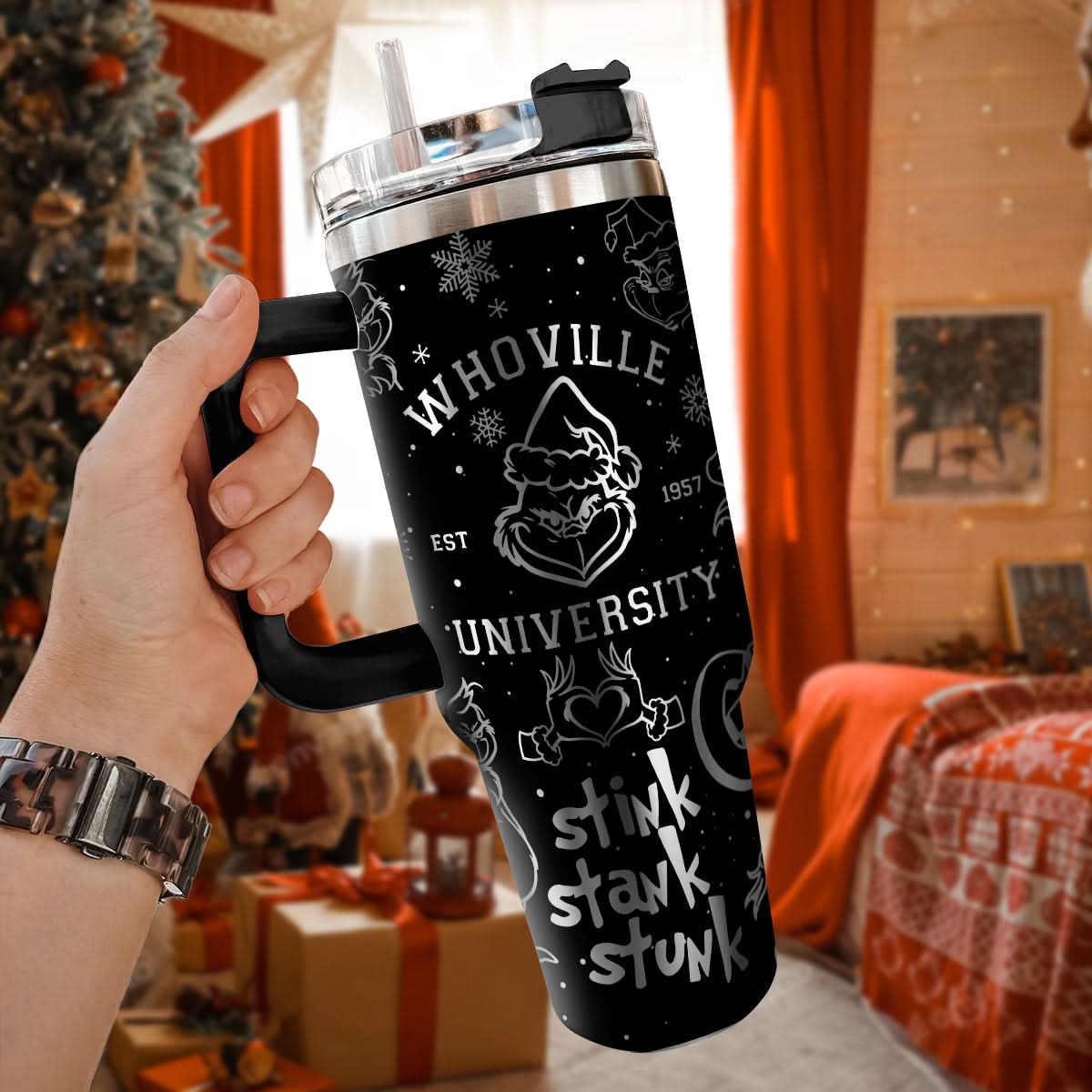 The Grinch Movies Christmas Custom Stanley Cup 40 oz 30 oz Tumbler With HandleTVC2301446 - Image 2