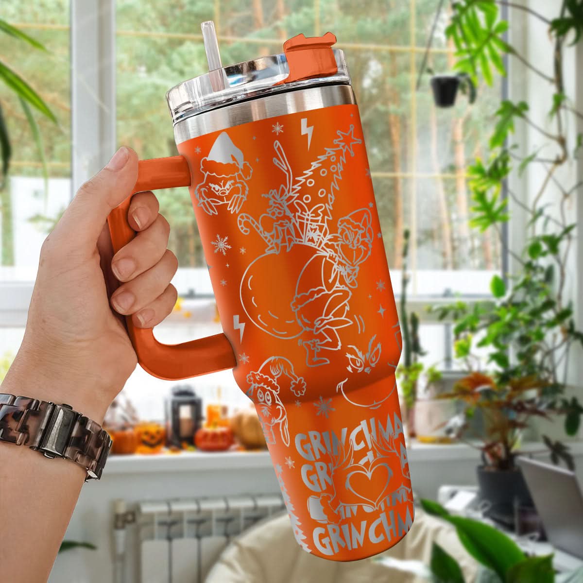 The Grinch Movies Christmas Custom Stanley Cup 40 oz 30 oz Tumbler With HandleTVC2301447