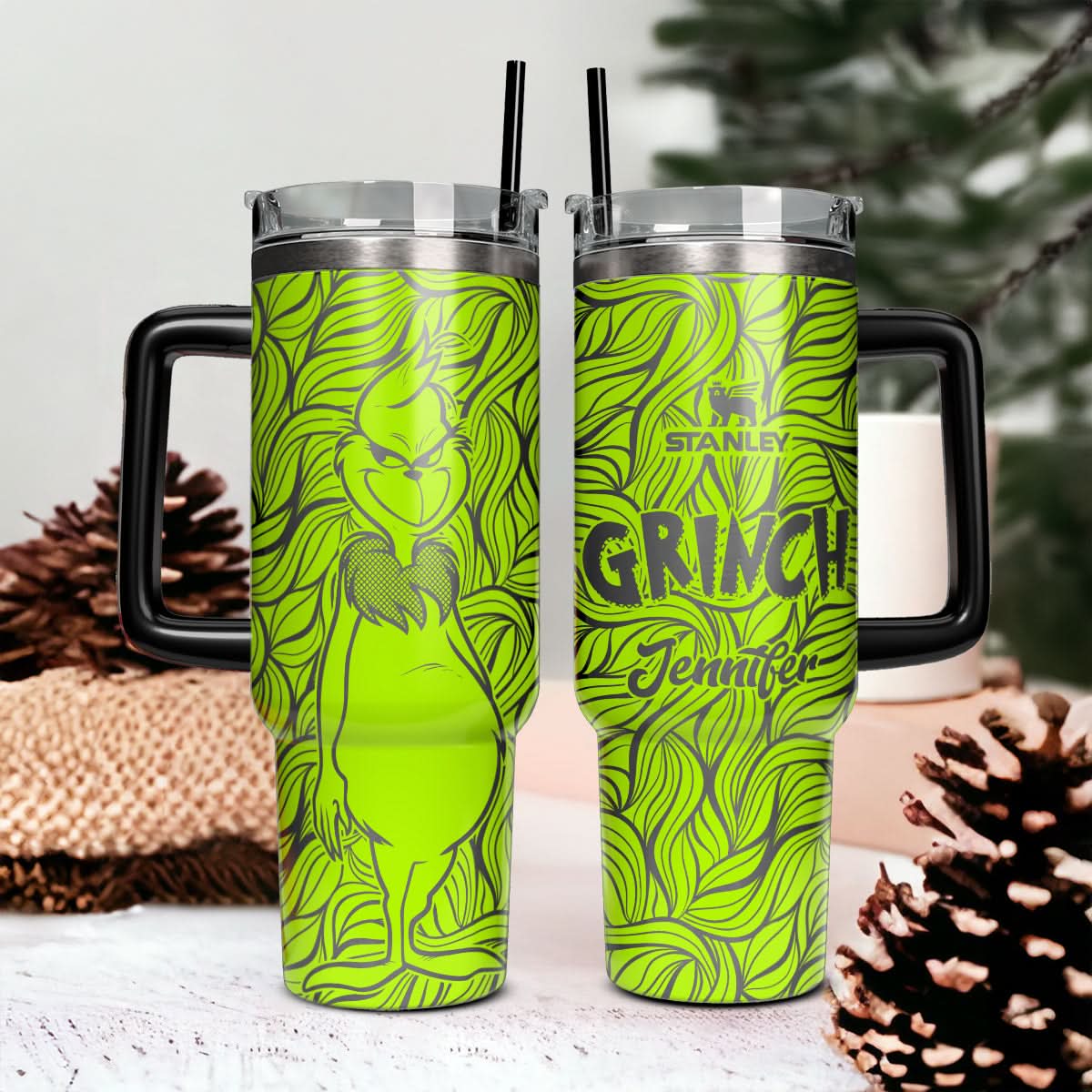 The Grinch Movies Custom Stanley Cup 40 oz 30 oz Tumbler With HandleTVC2301446