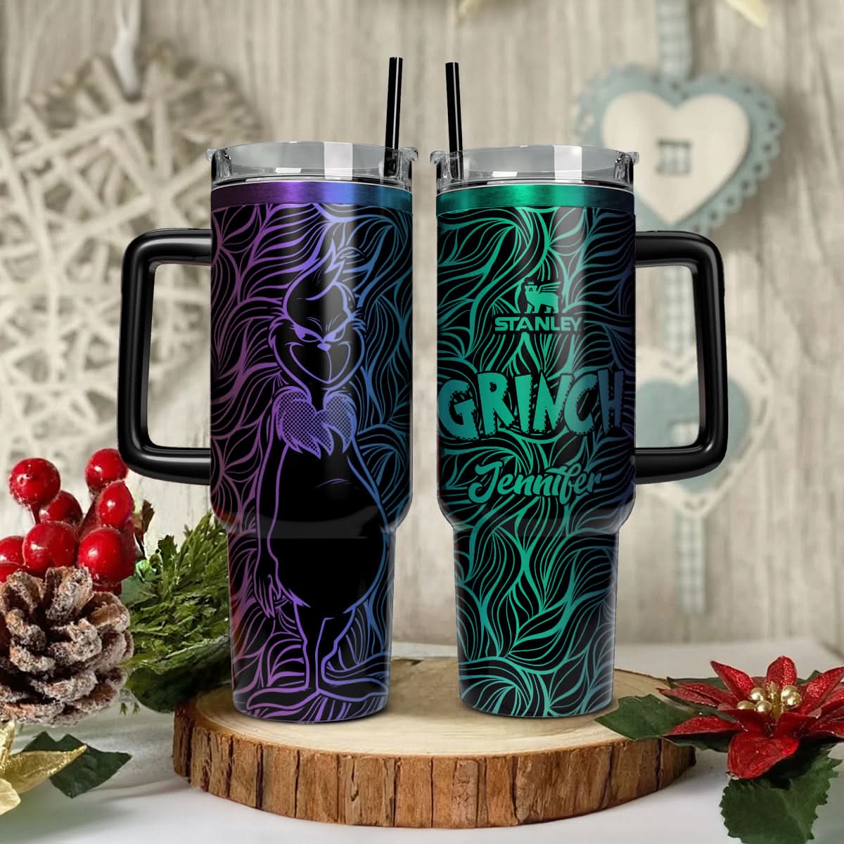 The Grinch Movies Custom Stanley Cup 40 oz 30 oz Tumbler With HandleTVC2301446