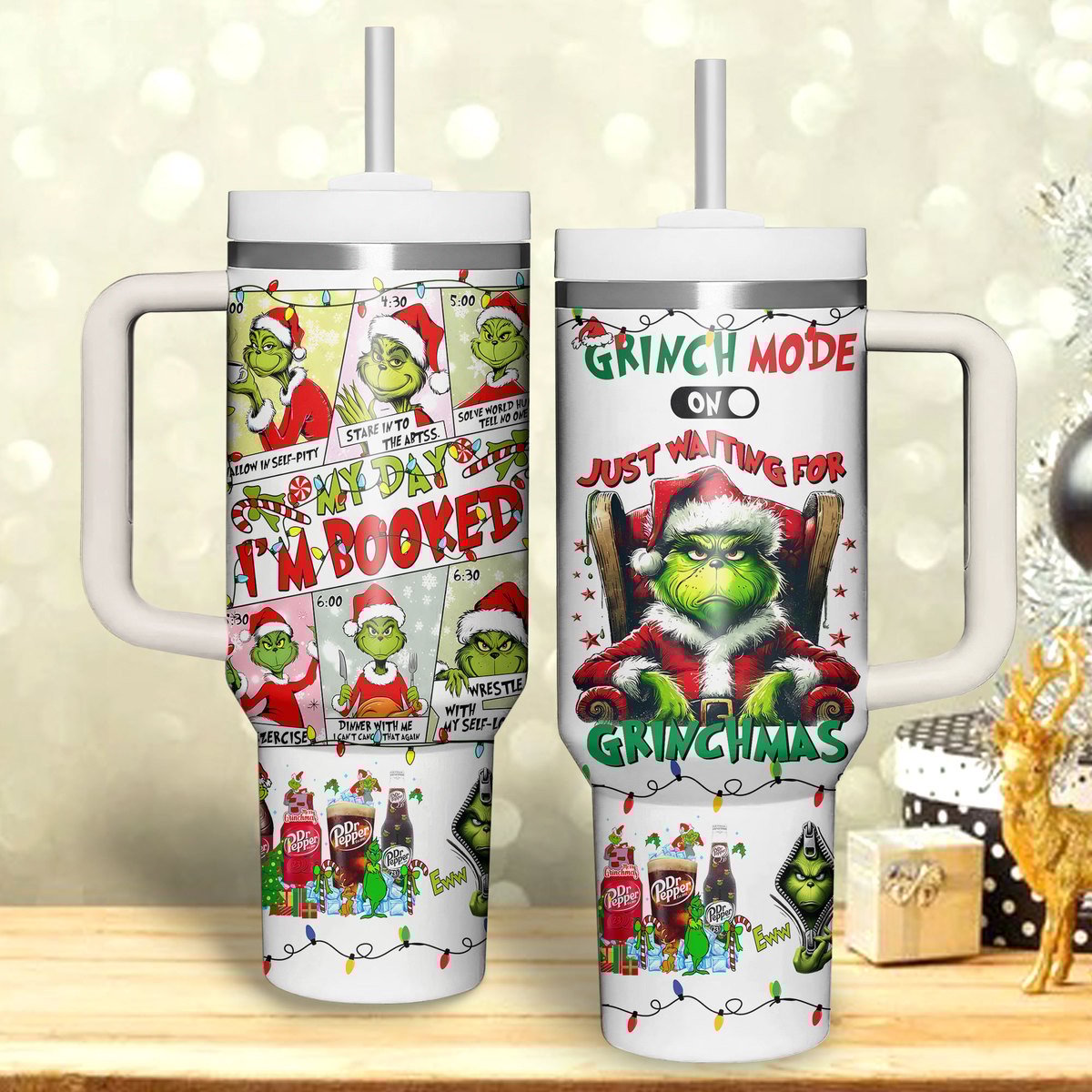 The Grinch Movies Custom Stanley Cup 40 oz 30 oz Tumbler With HandleTVC2301509