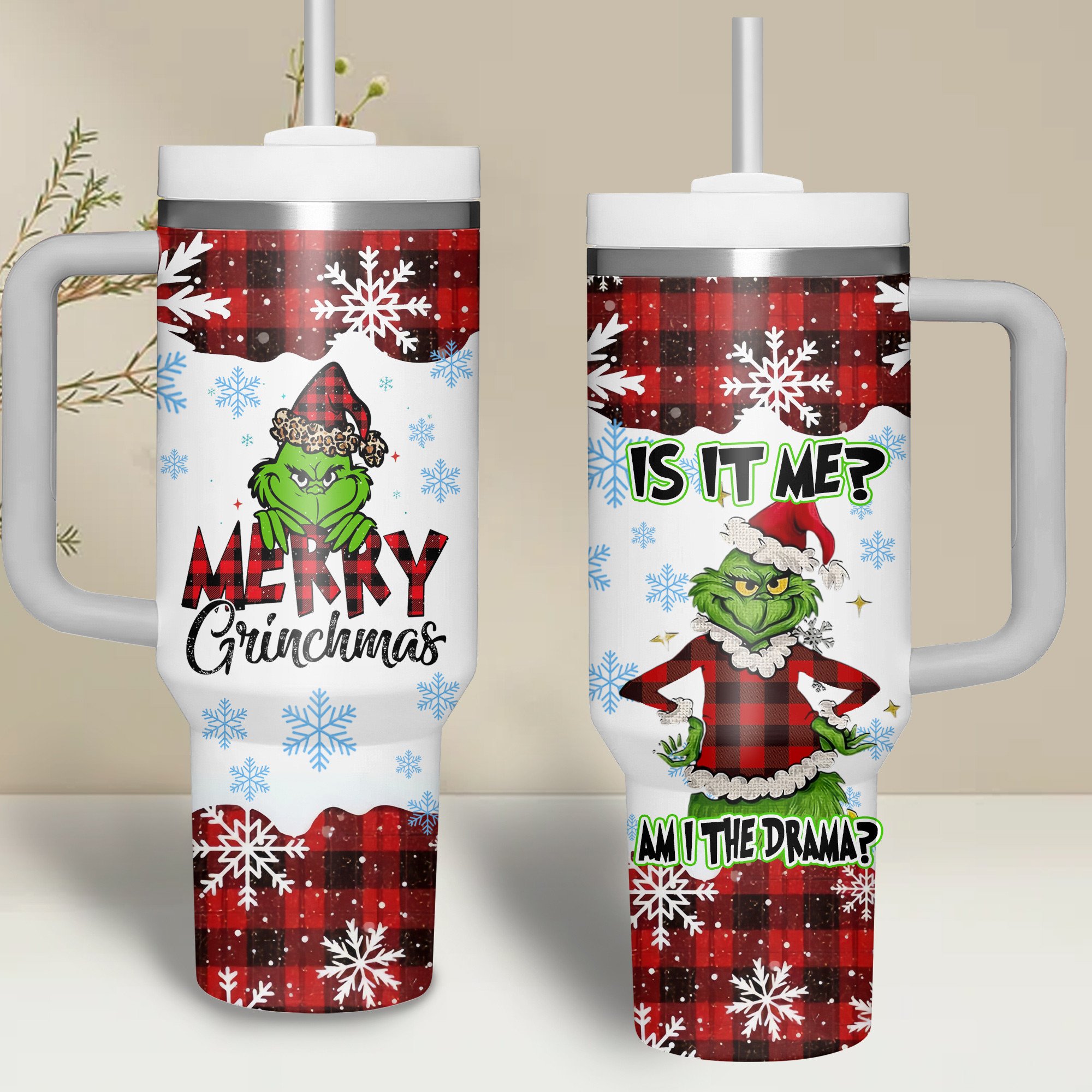 The Grinch Movies Custom Stanley Cup 40 oz 30 oz Tumbler With HandleTVC2301509