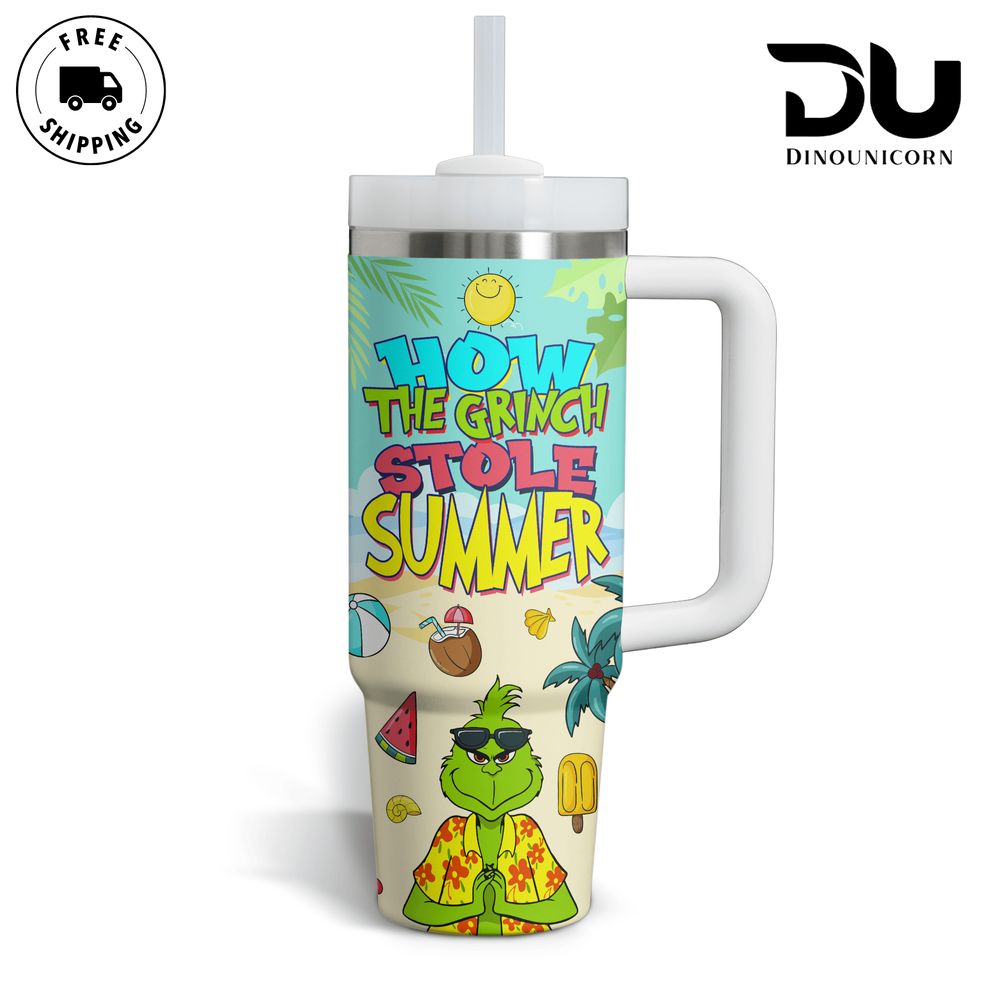 The Grinch Movies Custom Stanley Cup 40 oz 30 oz Tumbler With HandleTVC2301710 - Image 2