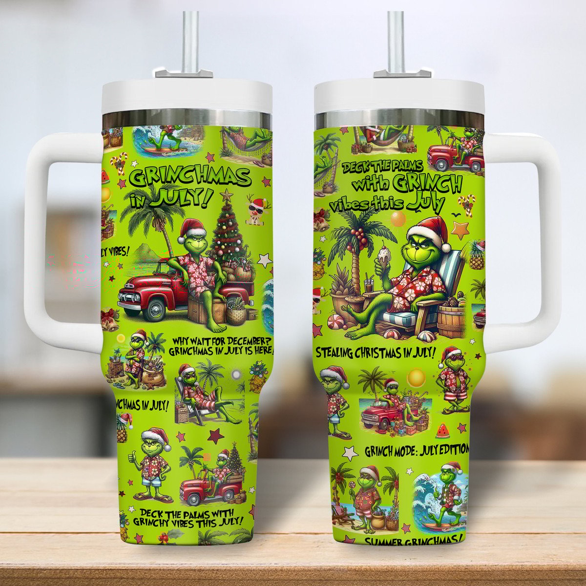 The Grinch Movies Custom Stanley Cup 40 oz 30 oz Tumbler With HandleTVC2301738
