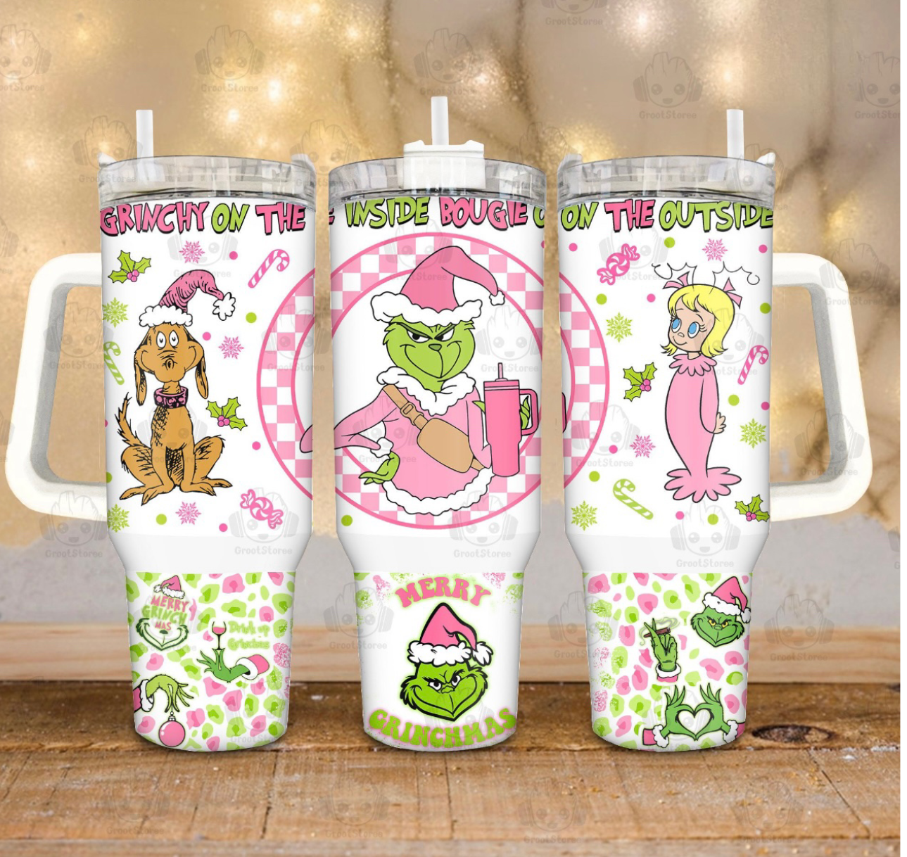 The Grinch Movies Custom Stanley Cup 40 oz 30 oz Tumbler With HandleTVC2301754