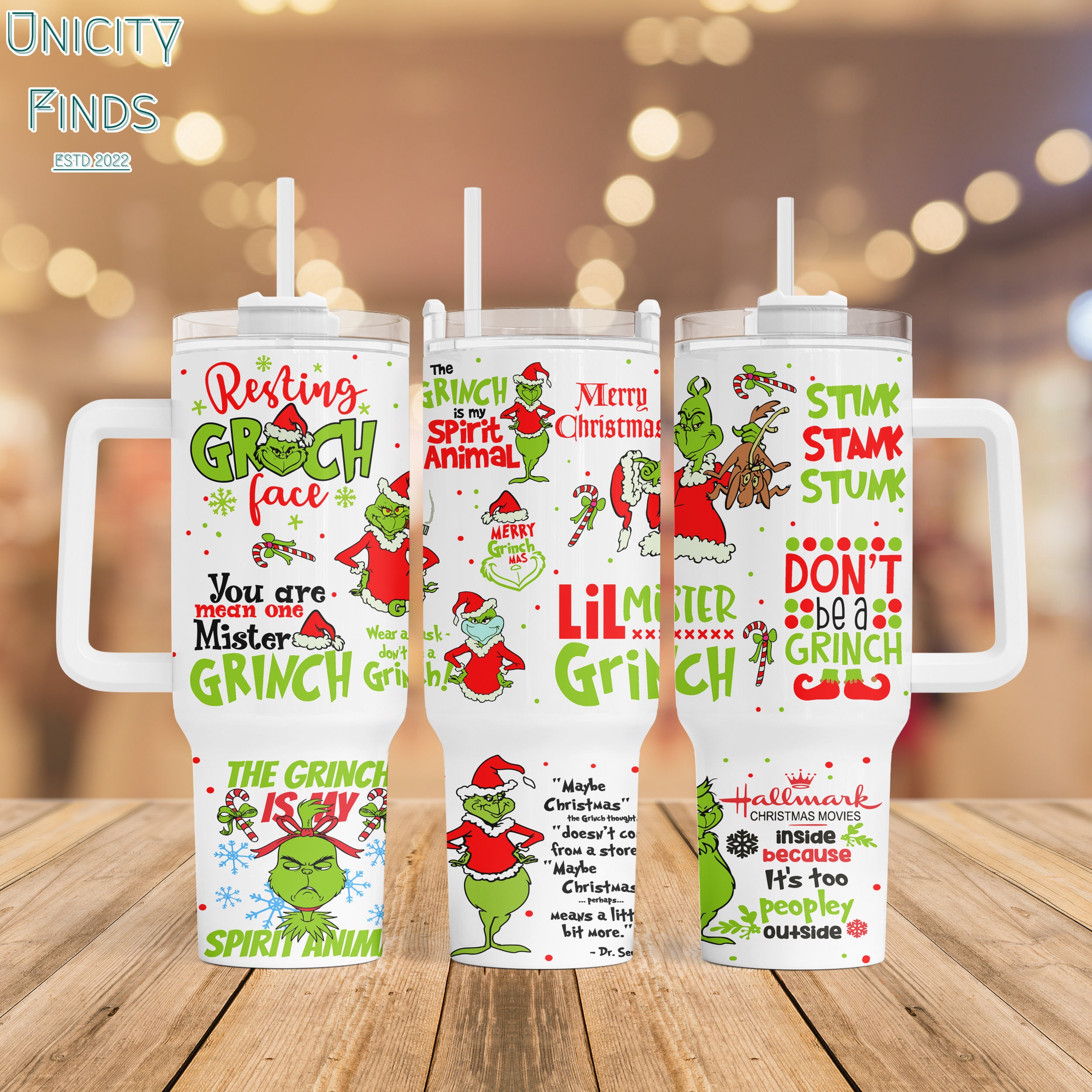 The Grinch Movies Custom Stanley Cup 40 oz 30 oz Tumbler With HandleTVC2301849