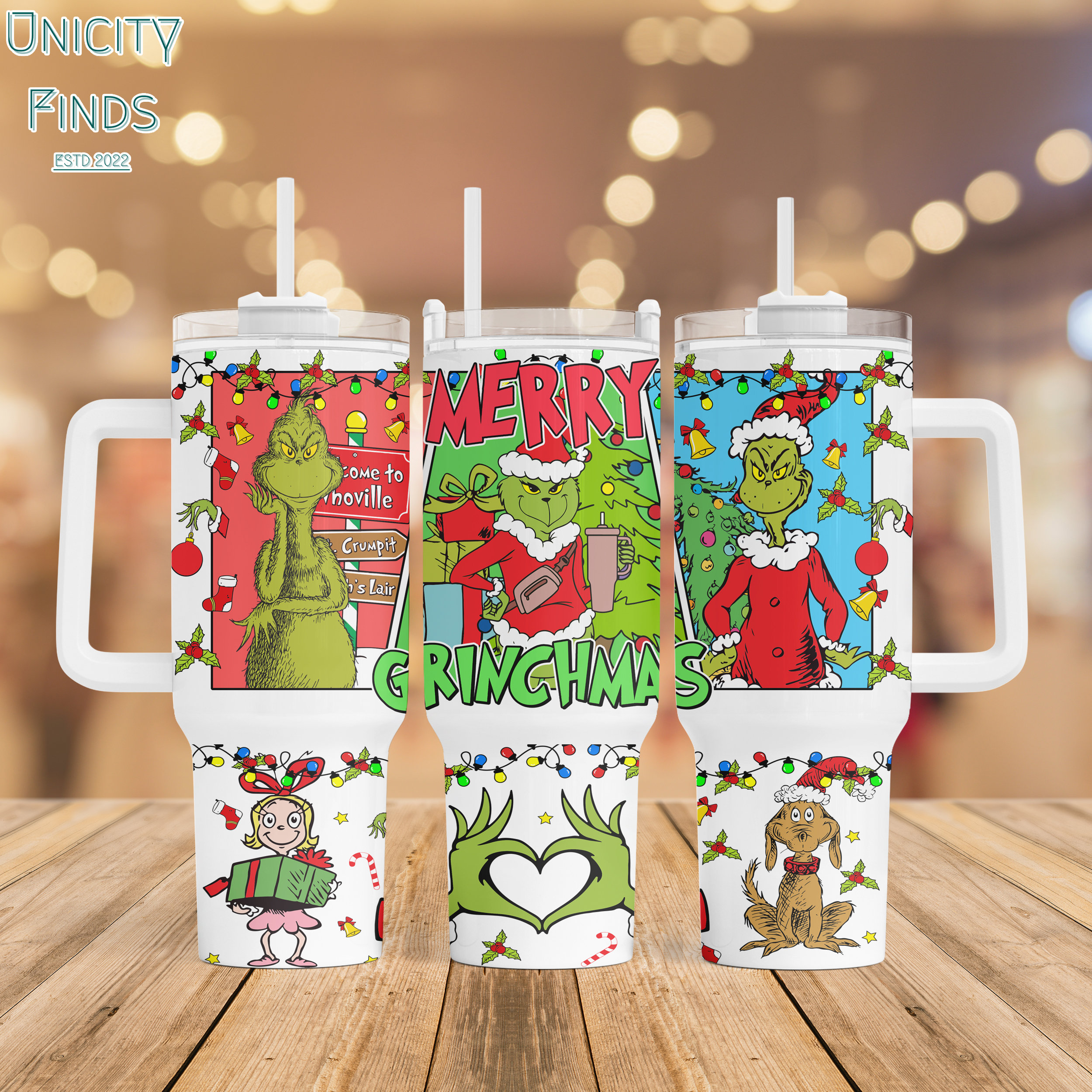 The Grinch Movies Custom Stanley Cup 40 oz 30 oz Tumbler With HandleTVC2301849