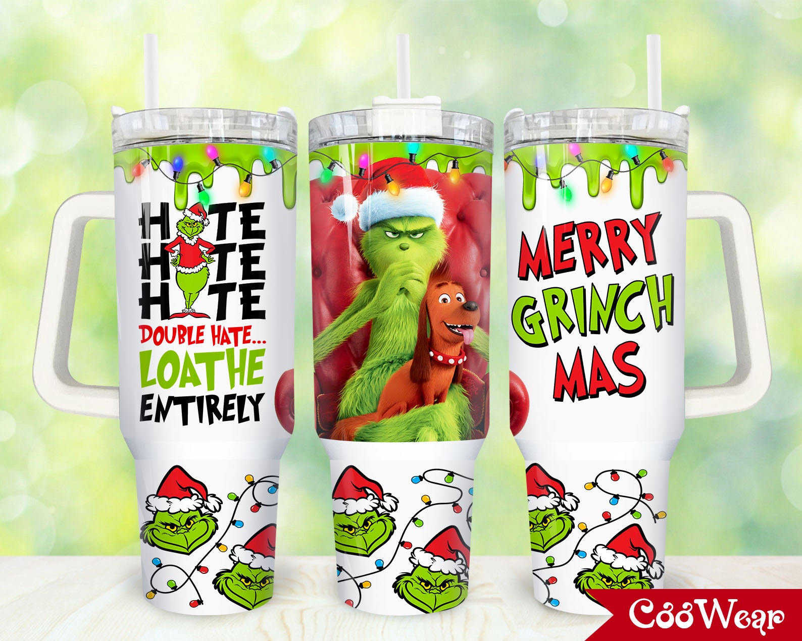 The Grinch Movies Custom Stanley Cup 40 oz 30 oz Tumbler With HandleTVC2301860