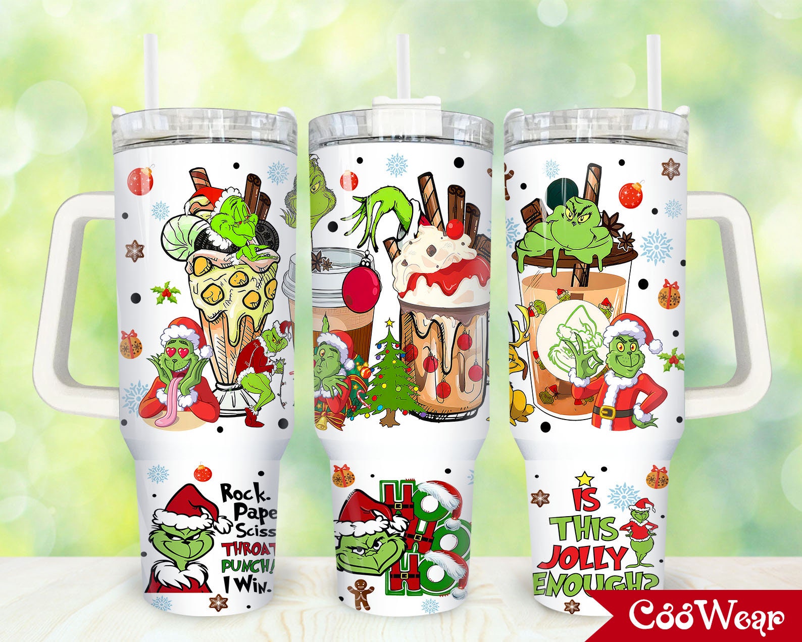 The Grinch Movies Custom Stanley Cup 40 oz 30 oz Tumbler With HandleTVC2301862