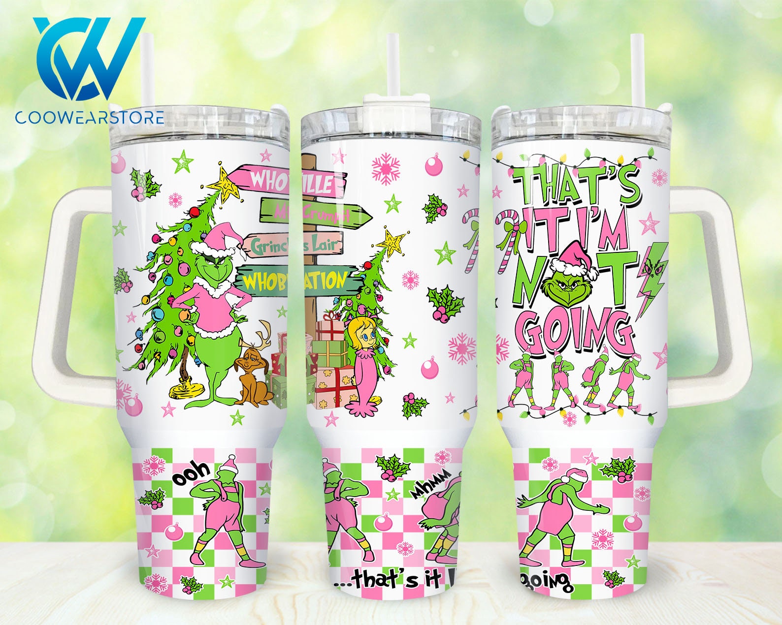 The Grinch Movies Custom Stanley Cup 40 oz 30 oz Tumbler With HandleTVC2301862