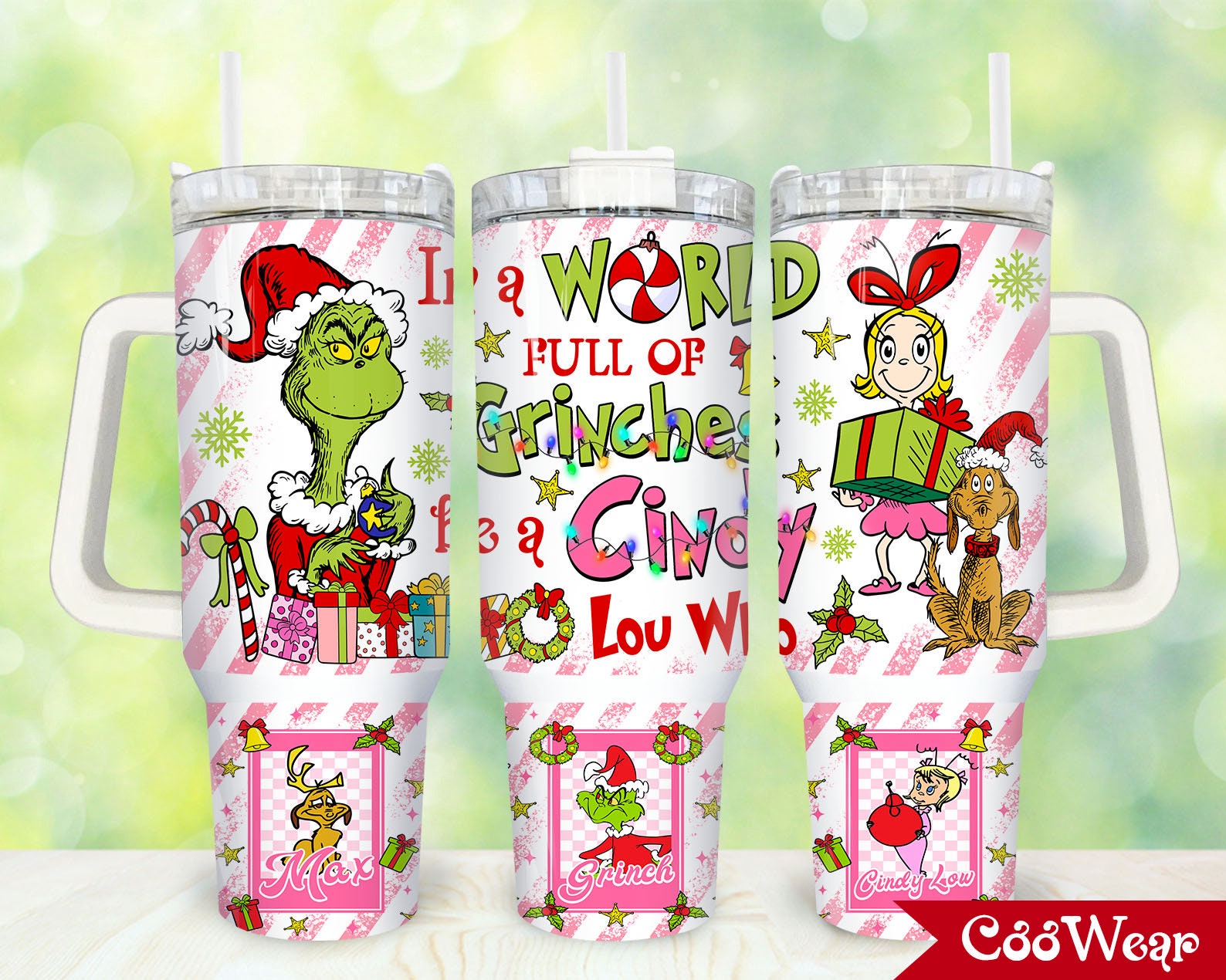 The Grinch Movies Custom Stanley Cup 40 oz 30 oz Tumbler With HandleTVC2301862