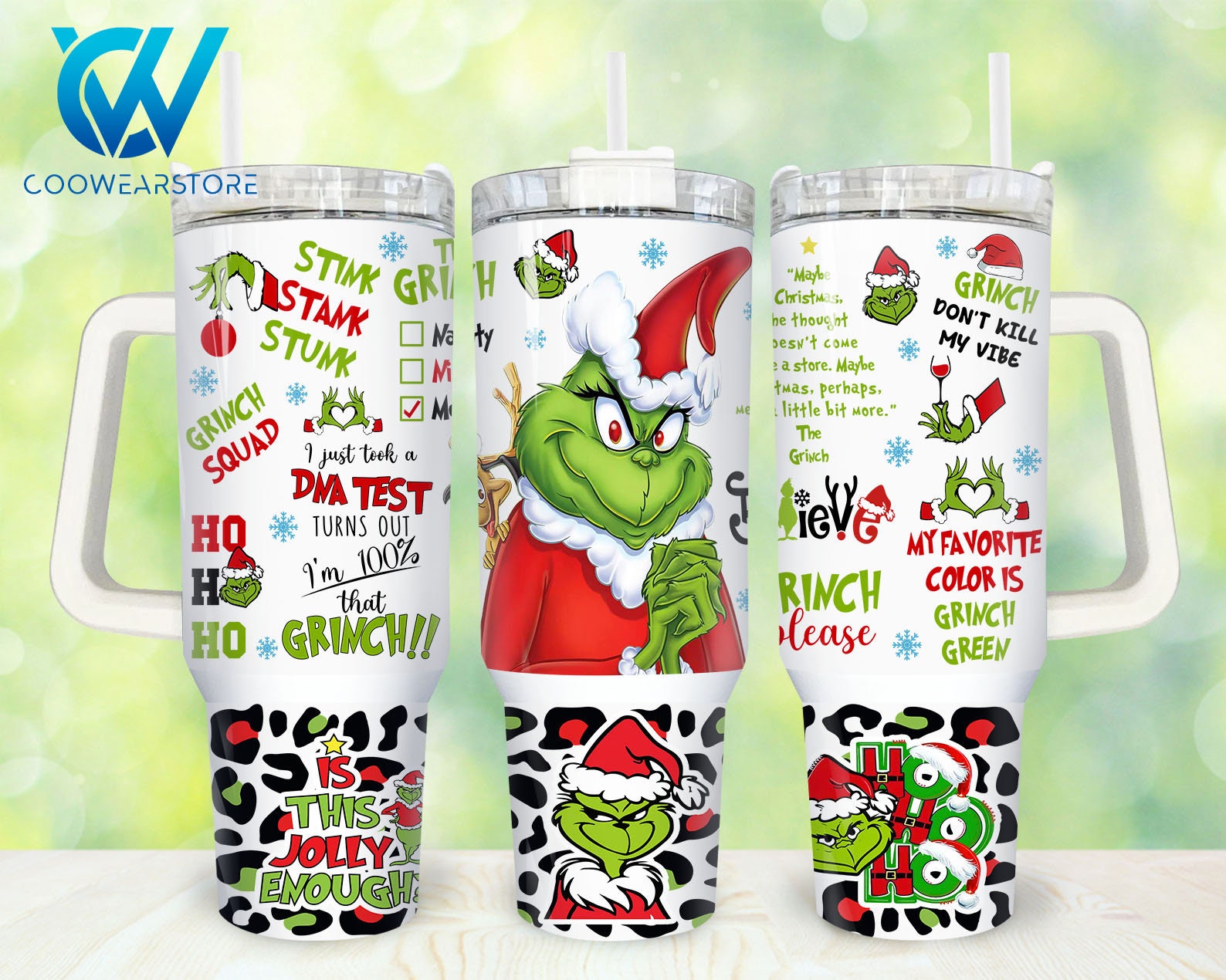 The Grinch Movies Custom Stanley Cup 40 oz 30 oz Tumbler With HandleTVC2301862