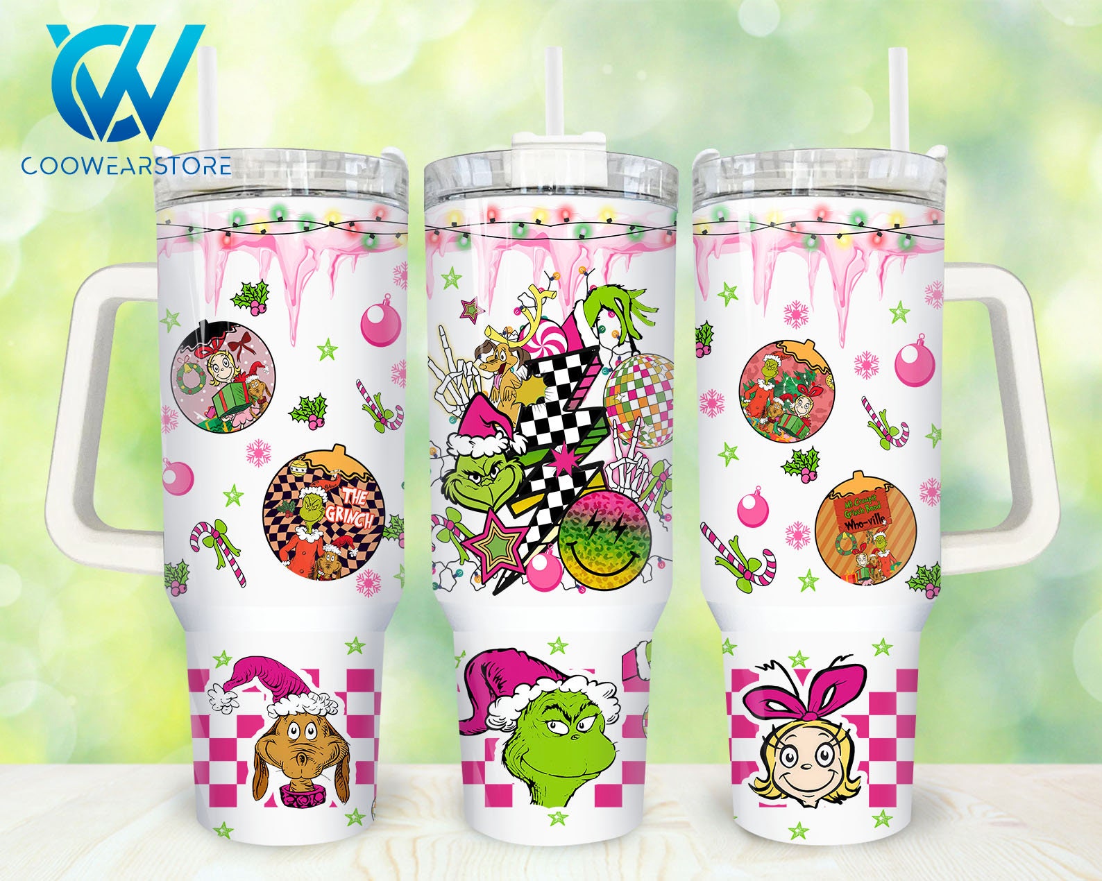 The Grinch Movies Custom Stanley Cup 40 oz 30 oz Tumbler With HandleTVC2301863