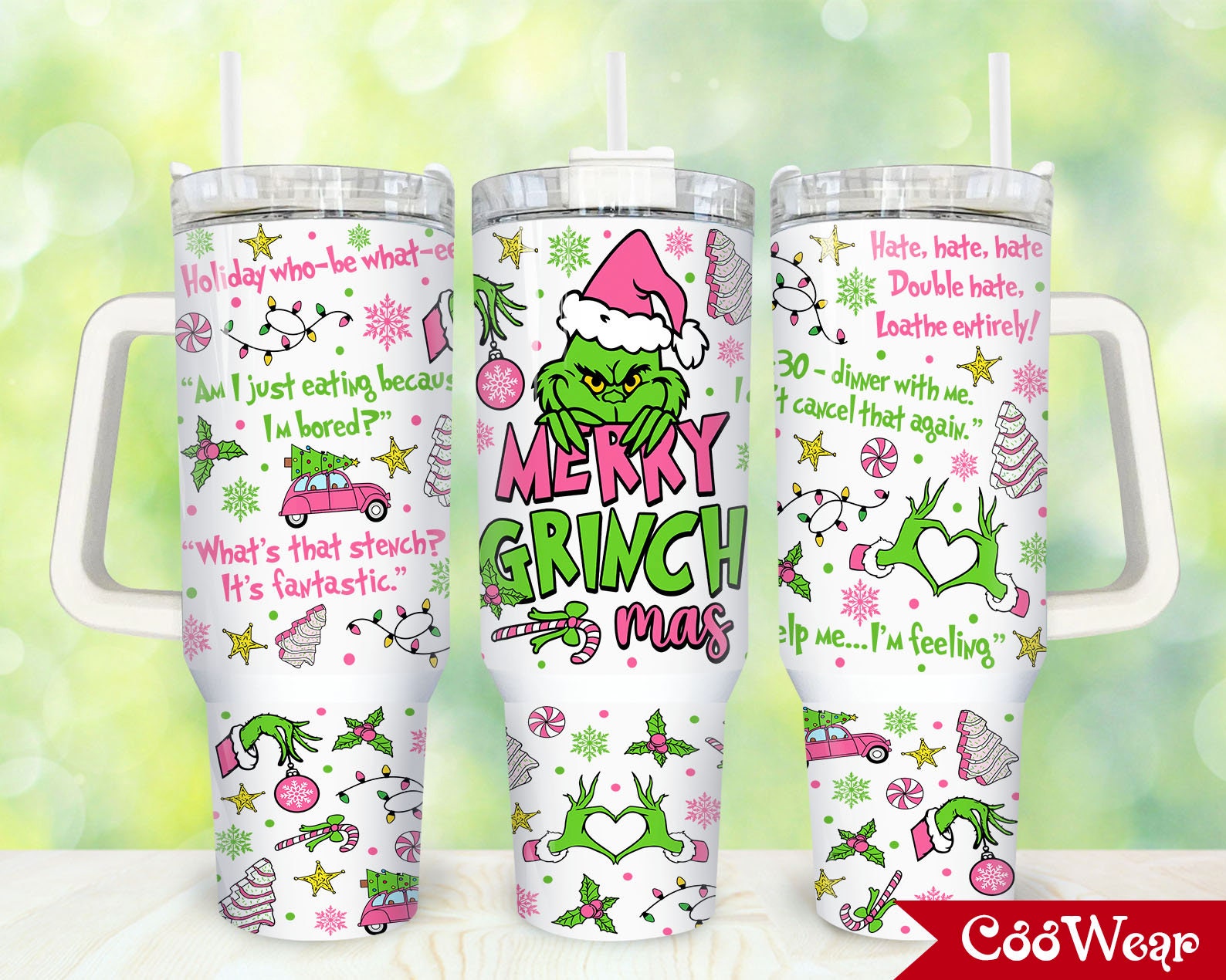 The Grinch Movies Custom Stanley Cup 40 oz 30 oz Tumbler With HandleTVC2301863