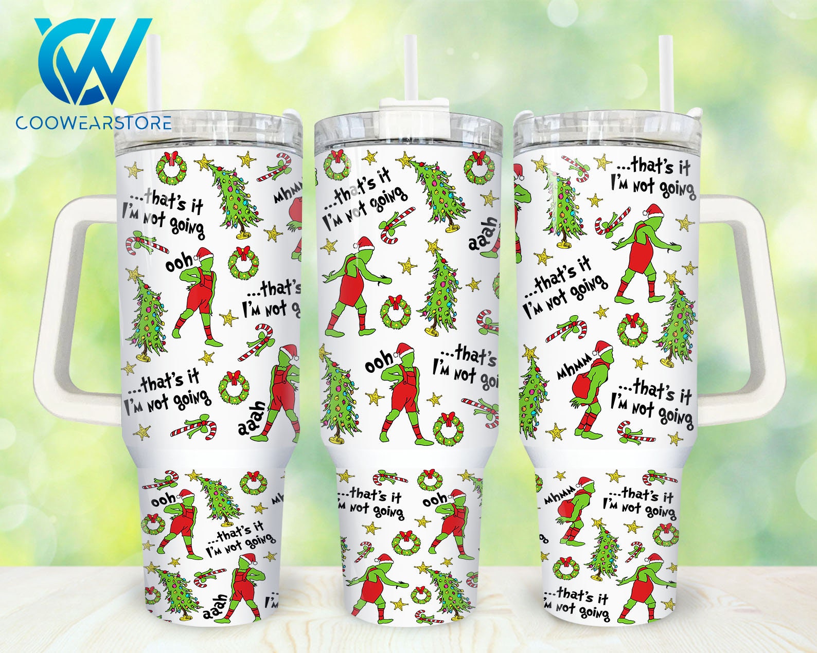 The Grinch Movies Custom Stanley Cup 40 oz 30 oz Tumbler With HandleTVC2301877