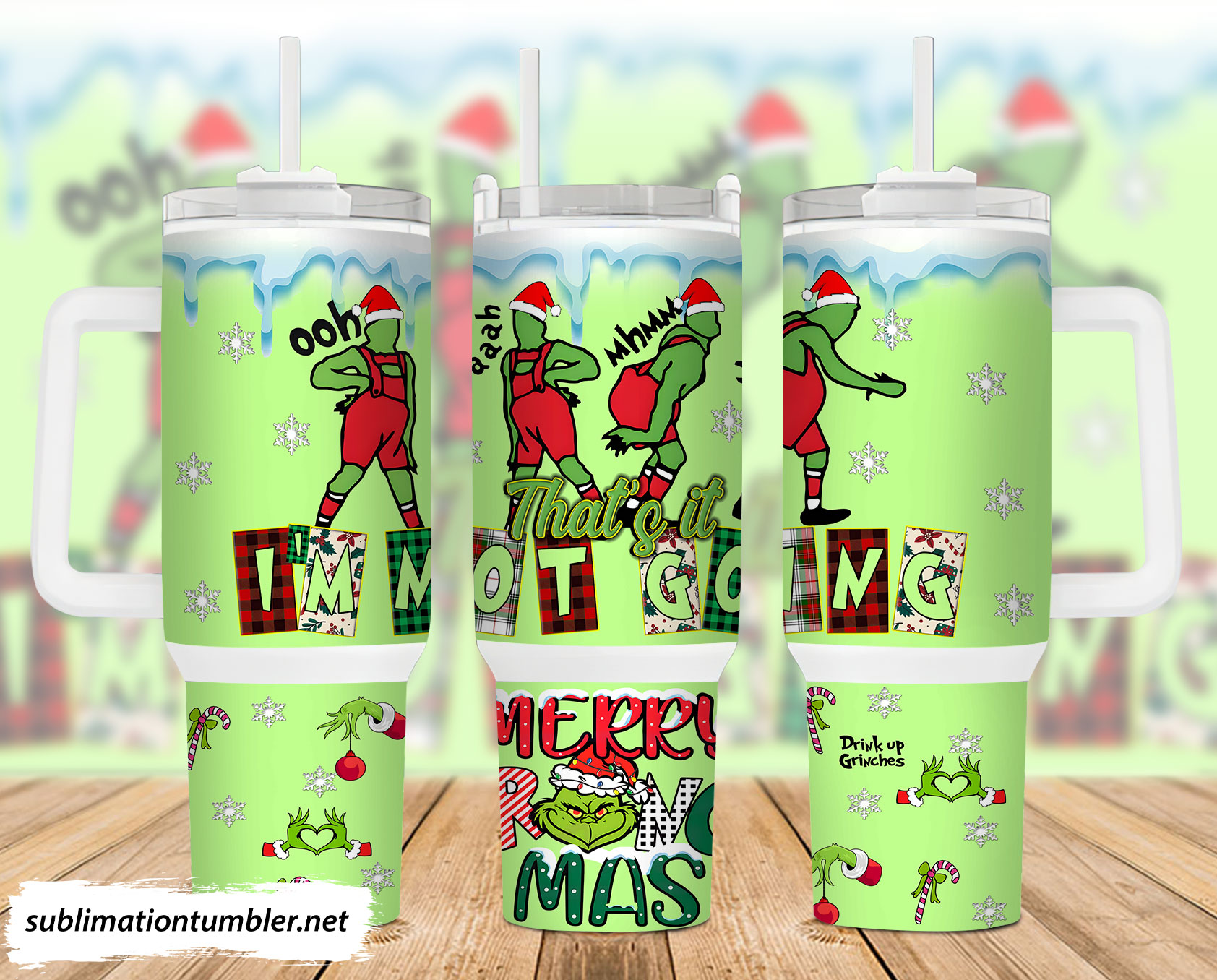 The Grinch Movies Custom Stanley Cup 40 oz 30 oz Tumbler With HandleTVC2301899