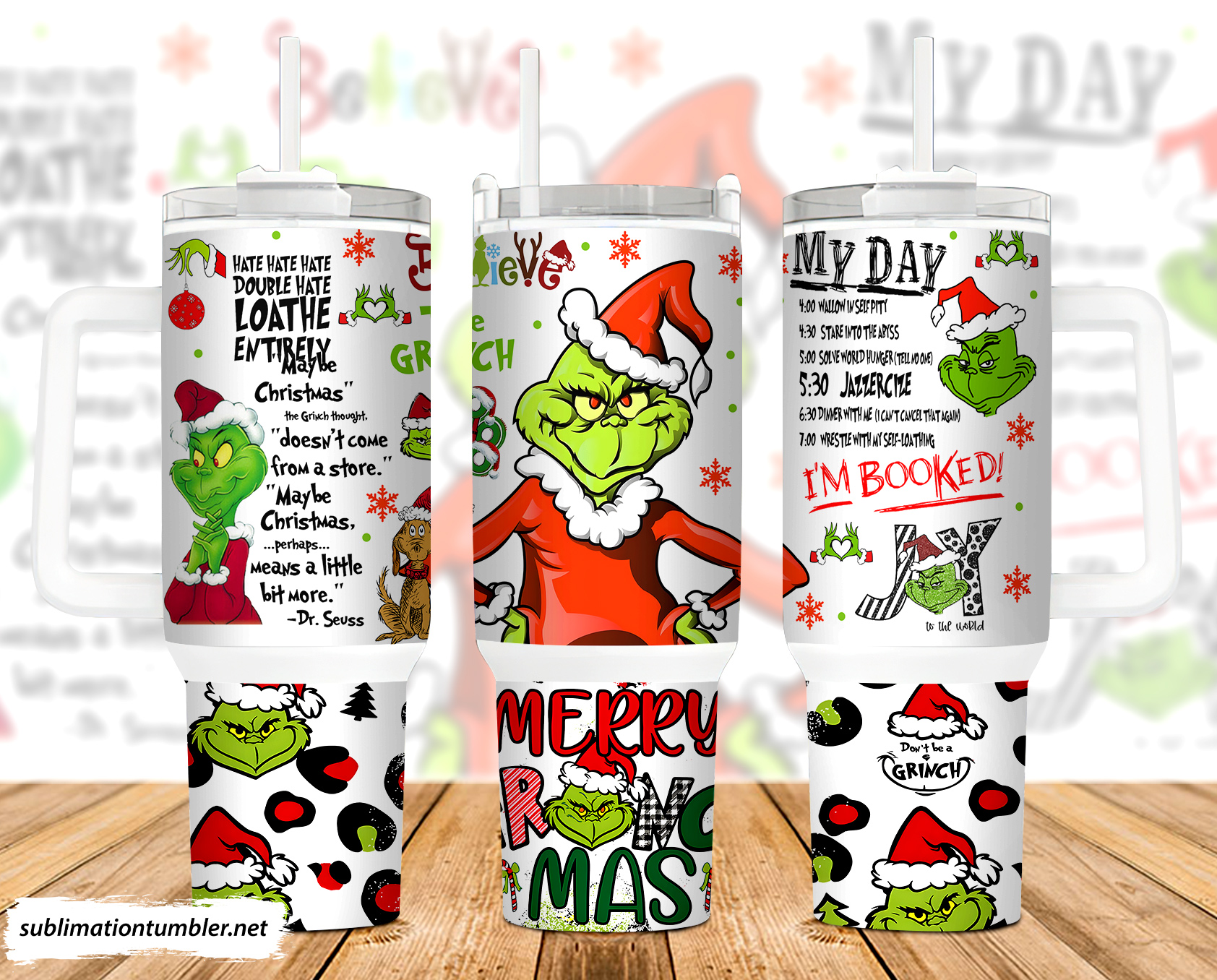 The Grinch Movies Custom Stanley Cup 40 oz 30 oz Tumbler With HandleTVC2301899