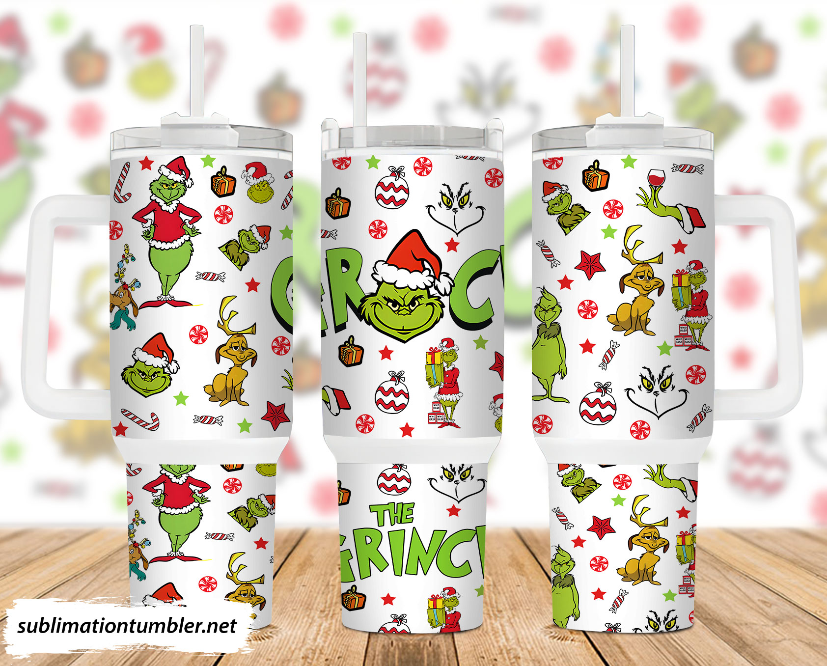 The Grinch Movies Custom Stanley Cup 40 oz 30 oz Tumbler With HandleTVC2301899