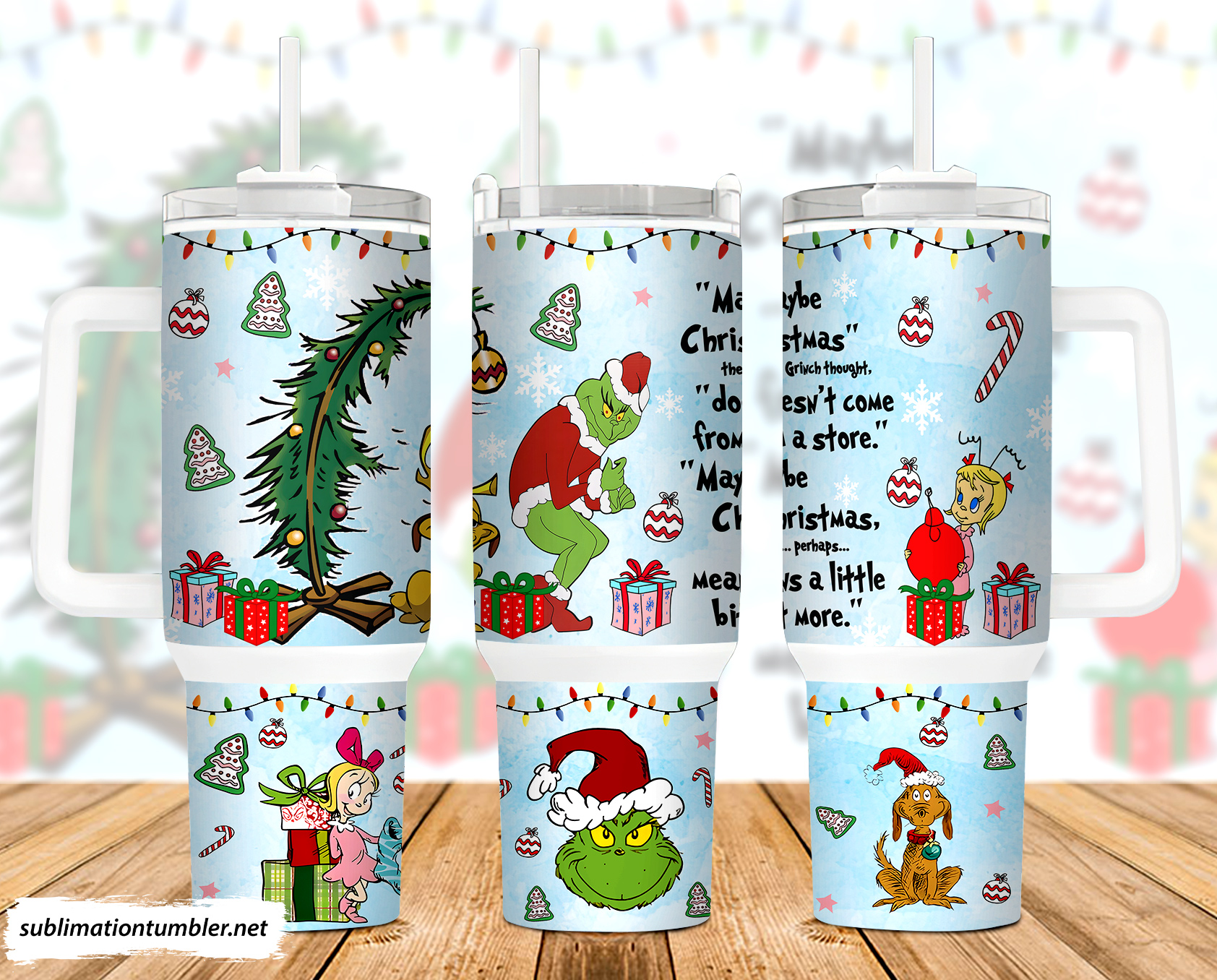 The Grinch Movies Custom Stanley Cup 40 oz 30 oz Tumbler With HandleTVC2301899