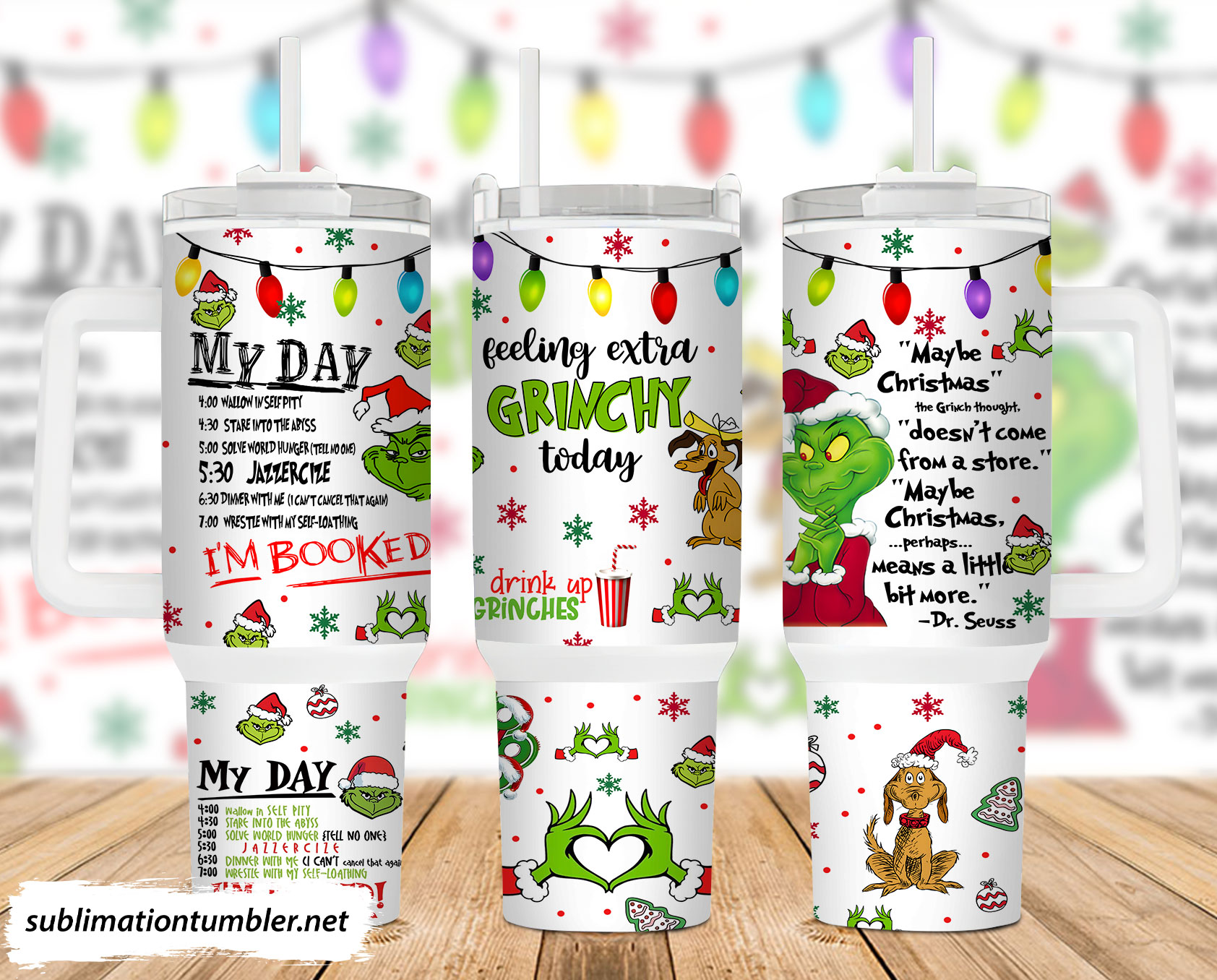 The Grinch Movies Custom Stanley Cup 40 oz 30 oz Tumbler With HandleTVC2301900