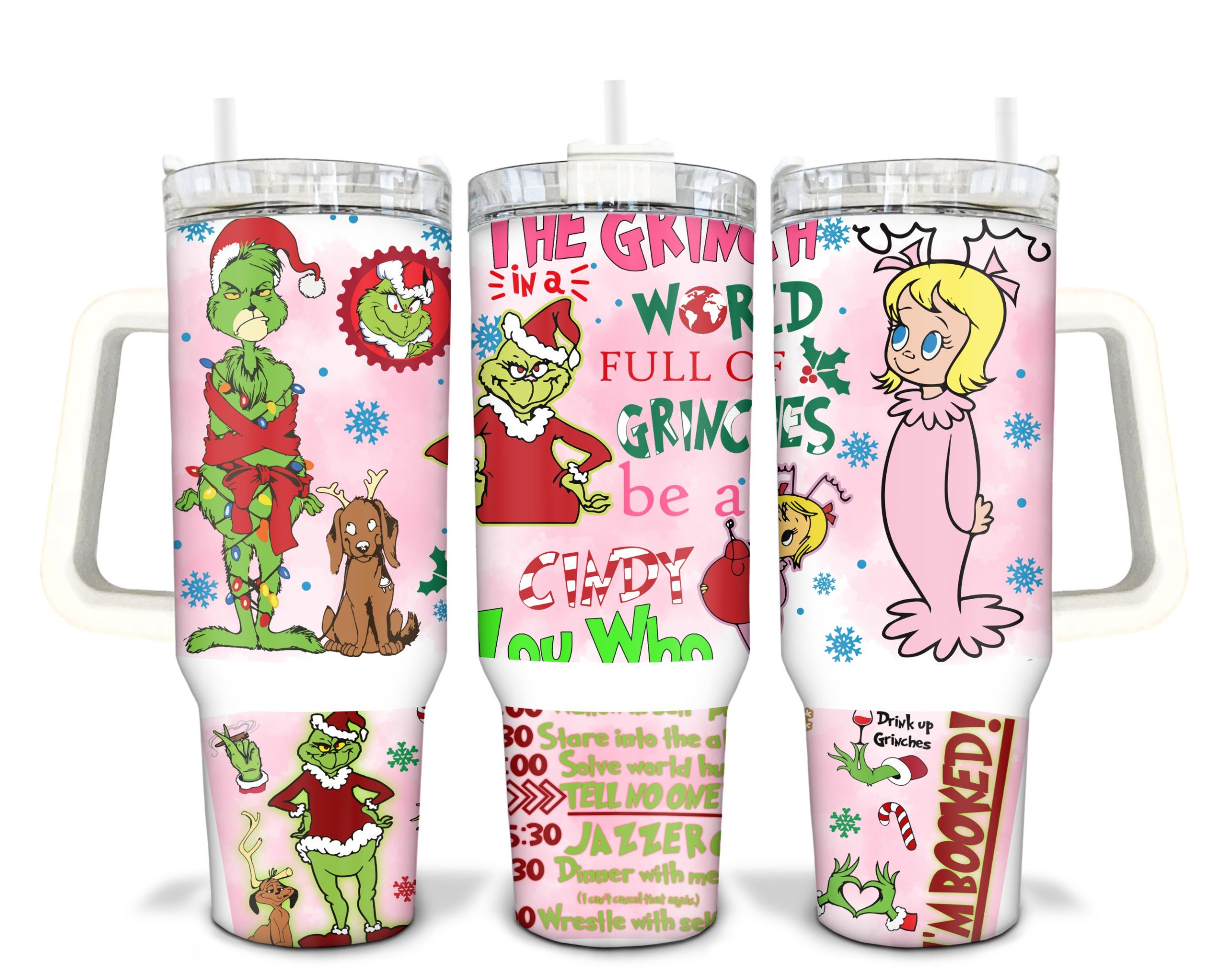 The Grinch Movies Custom Stanley Cup 40 oz 30 oz Tumbler With HandleTVC2301905