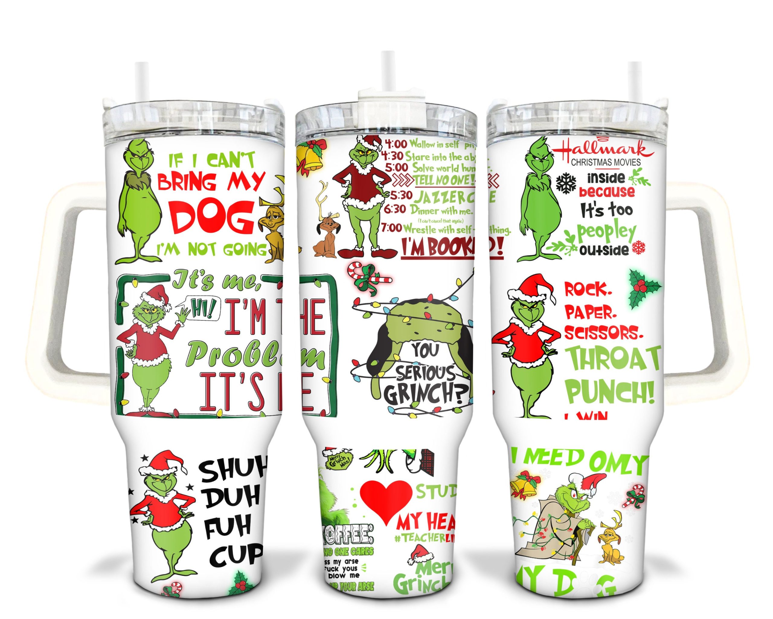 The Grinch Movies Custom Stanley Cup 40 oz 30 oz Tumbler With HandleTVC2301911