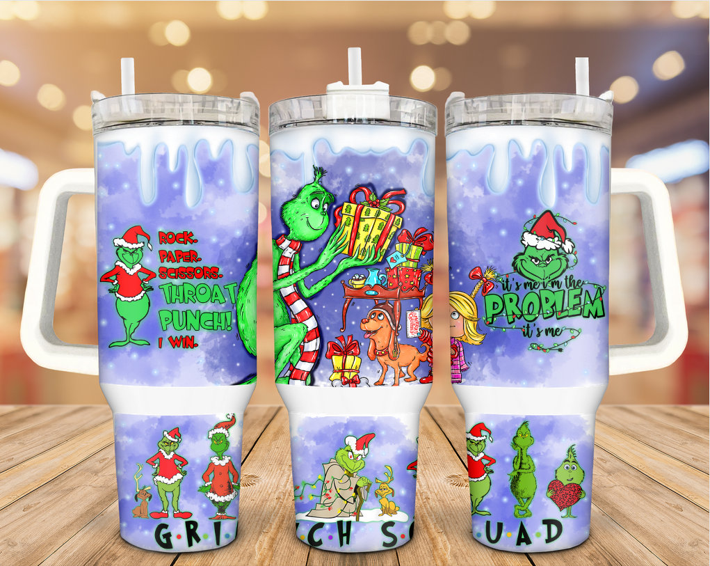 The Grinch Movies Custom Stanley Cup 40 oz 30 oz Tumbler With HandleTVC2301940