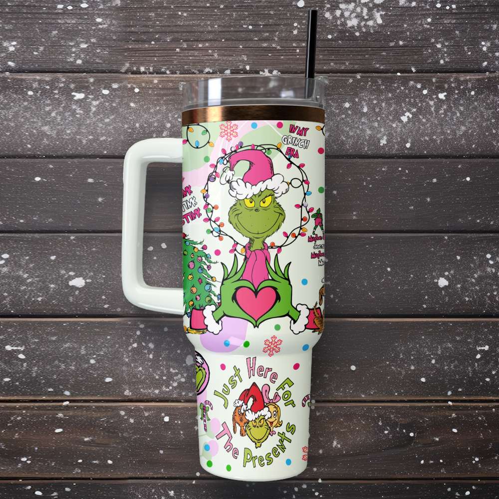 The Grinch x Christmas Custom Stanley Cup 40 oz 30 oz Tumbler With HandleTVC2301106 - Image 2
